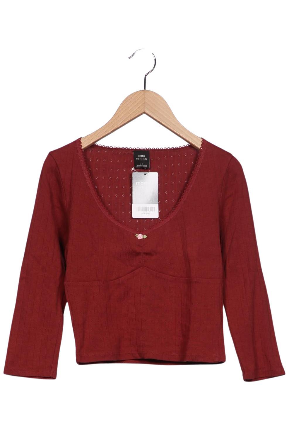

Urban Outfitters Damen Langarmshirt, rot, Gr. 36