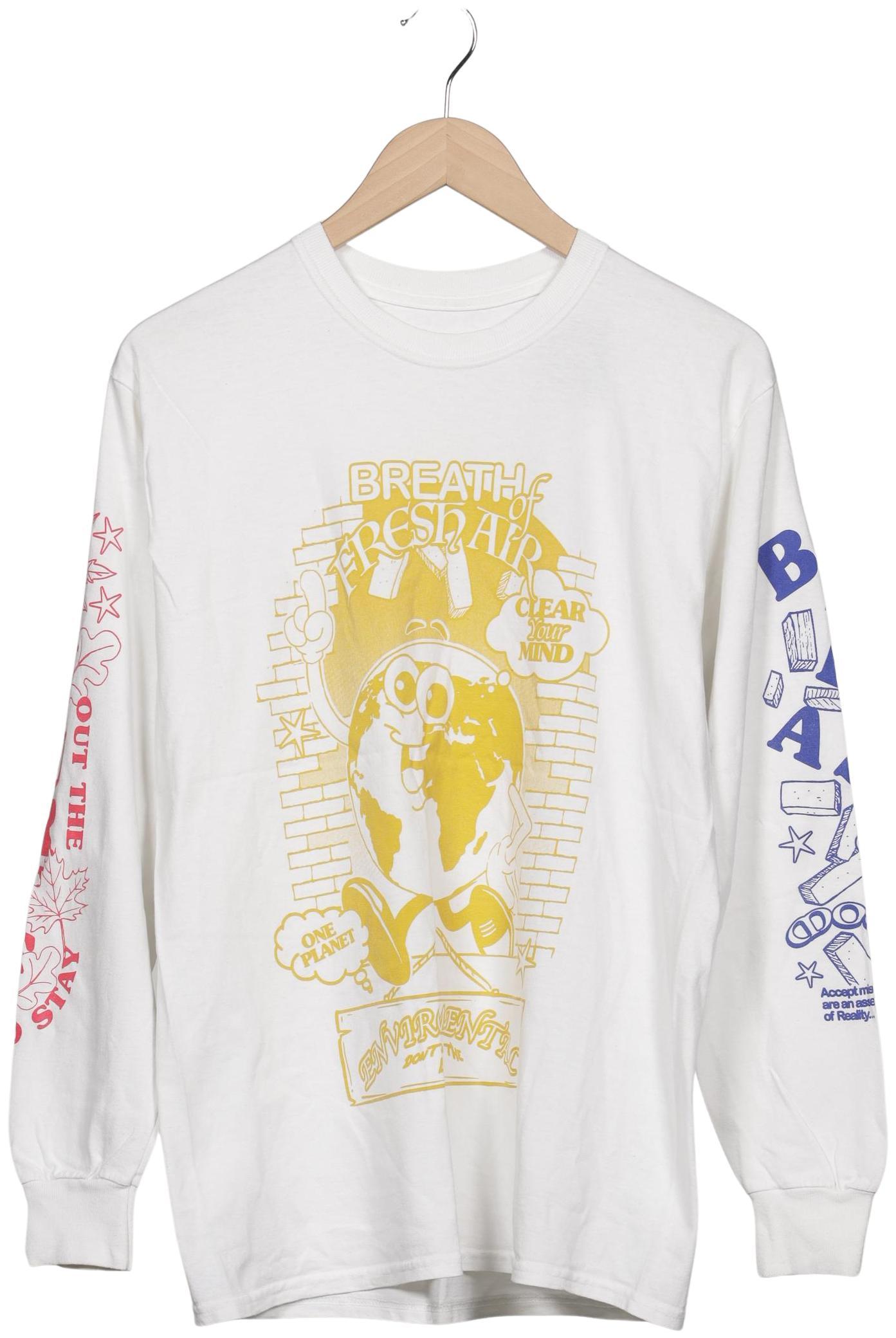 Thumbnail - Urban Outfitters Herren Langarmshirt, weiß, Gr. 44