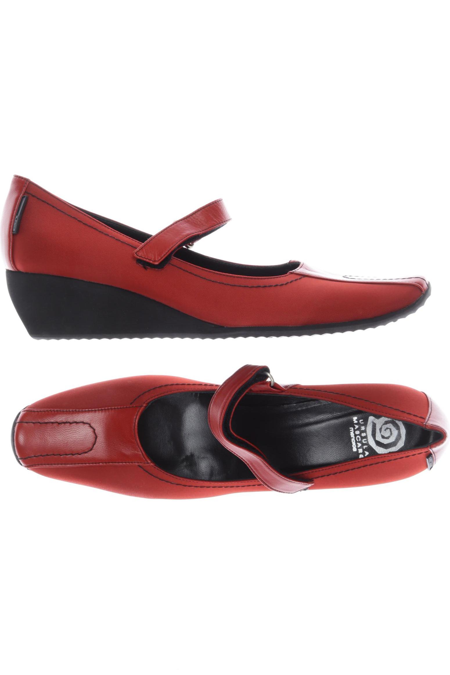 

Ursula Mascaro Damen Halbschuh, rot, Gr. 40