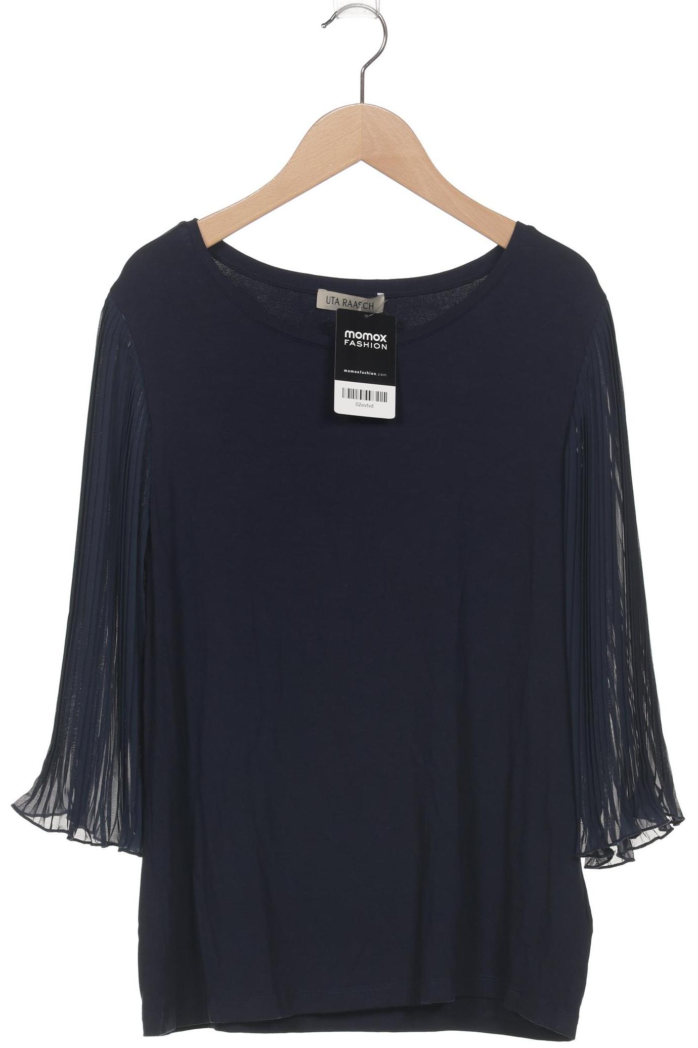 

Uta Raasch Damen Langarmshirt, marineblau, Gr. 44
