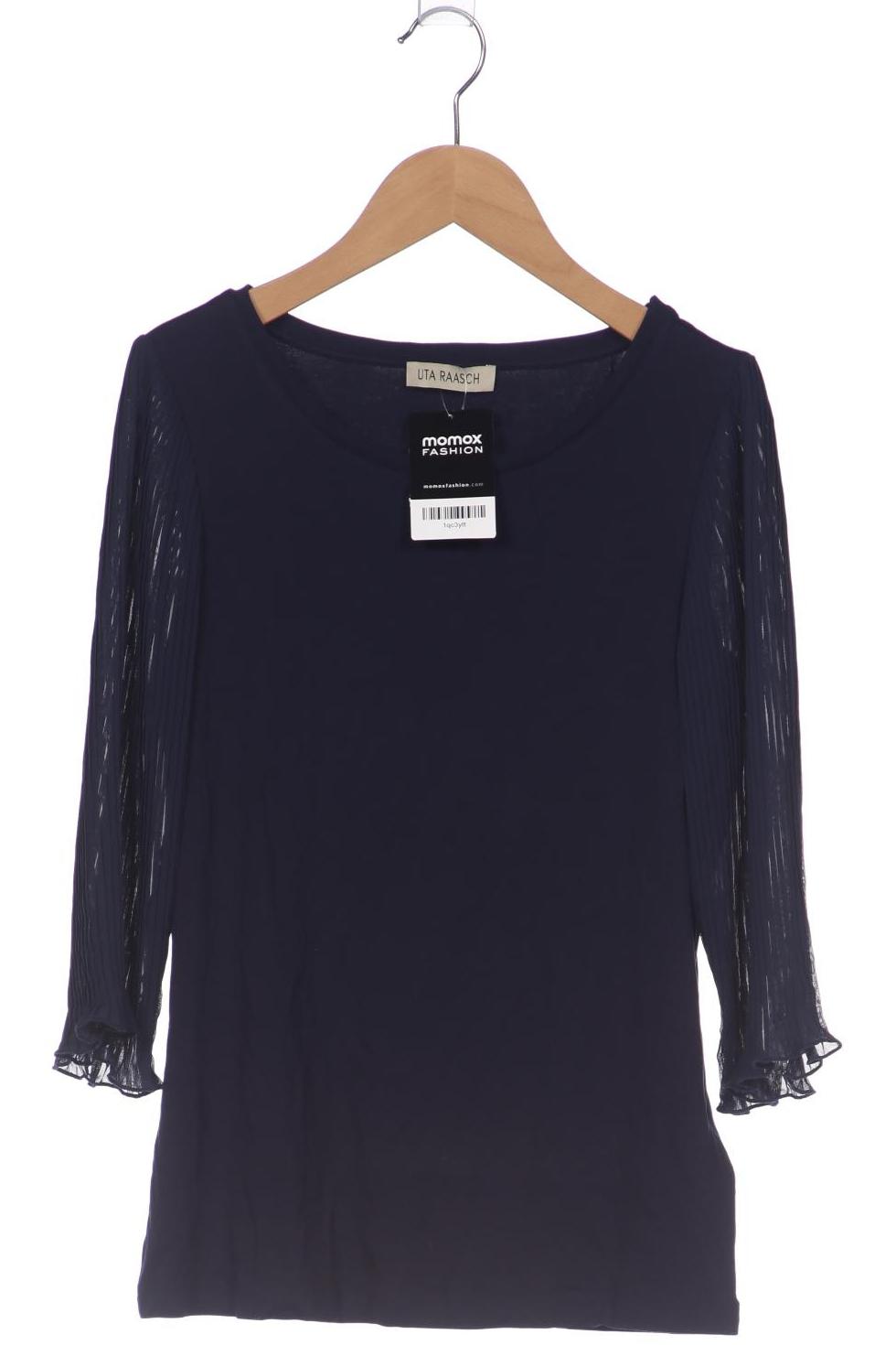 

Uta Raasch Damen Langarmshirt, marineblau, Gr. 36