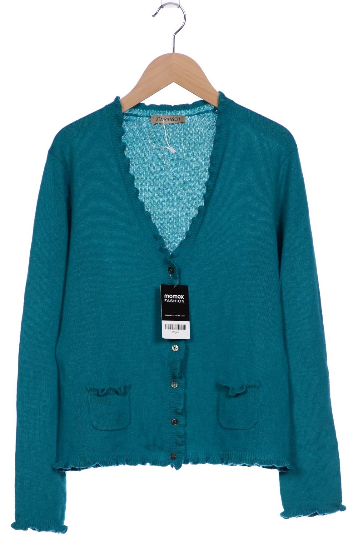 

Uta Raasch Damen Strickjacke, türkis, Gr. 40