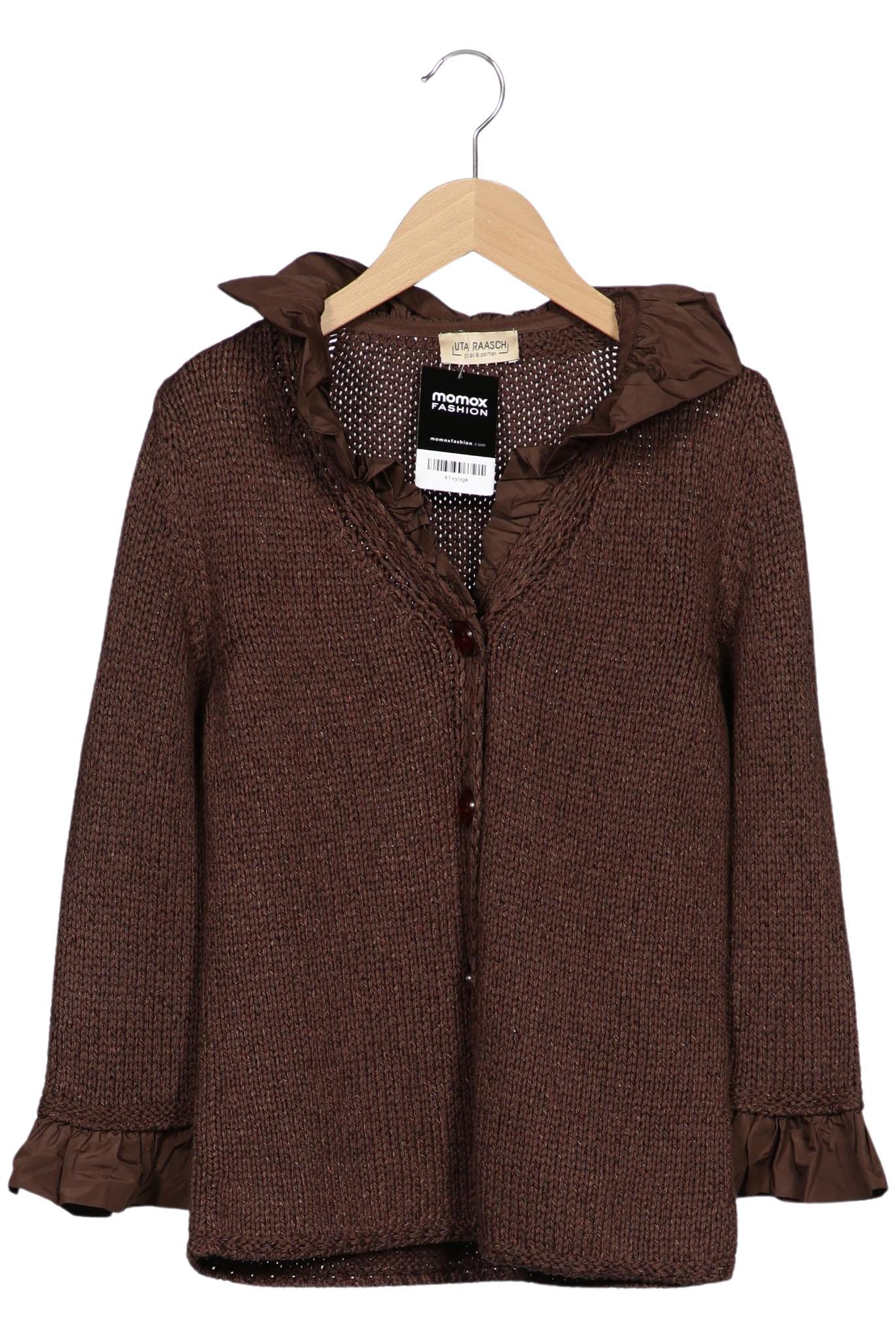 

Uta Raasch Damen Strickjacke, braun, Gr. 38