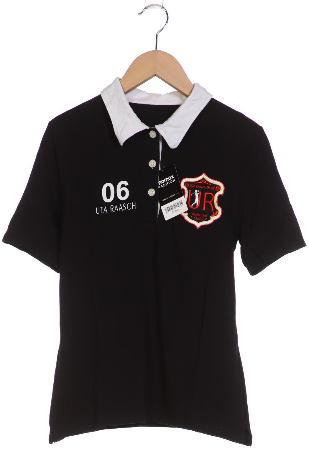 

Uta Raasch Damen Poloshirt, schwarz, Gr. 34