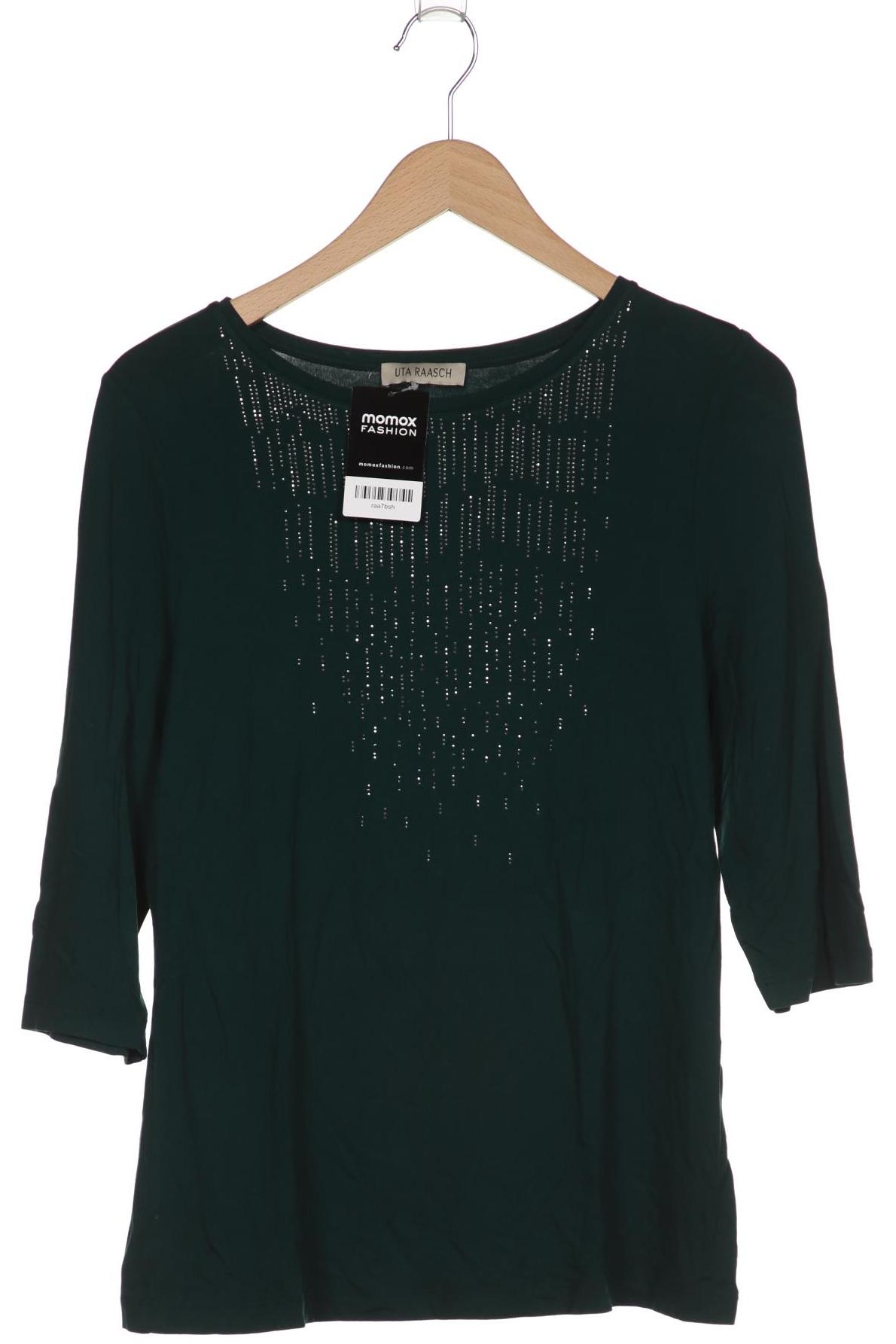 

Uta Raasch Damen Langarmshirt, grün, Gr. 42