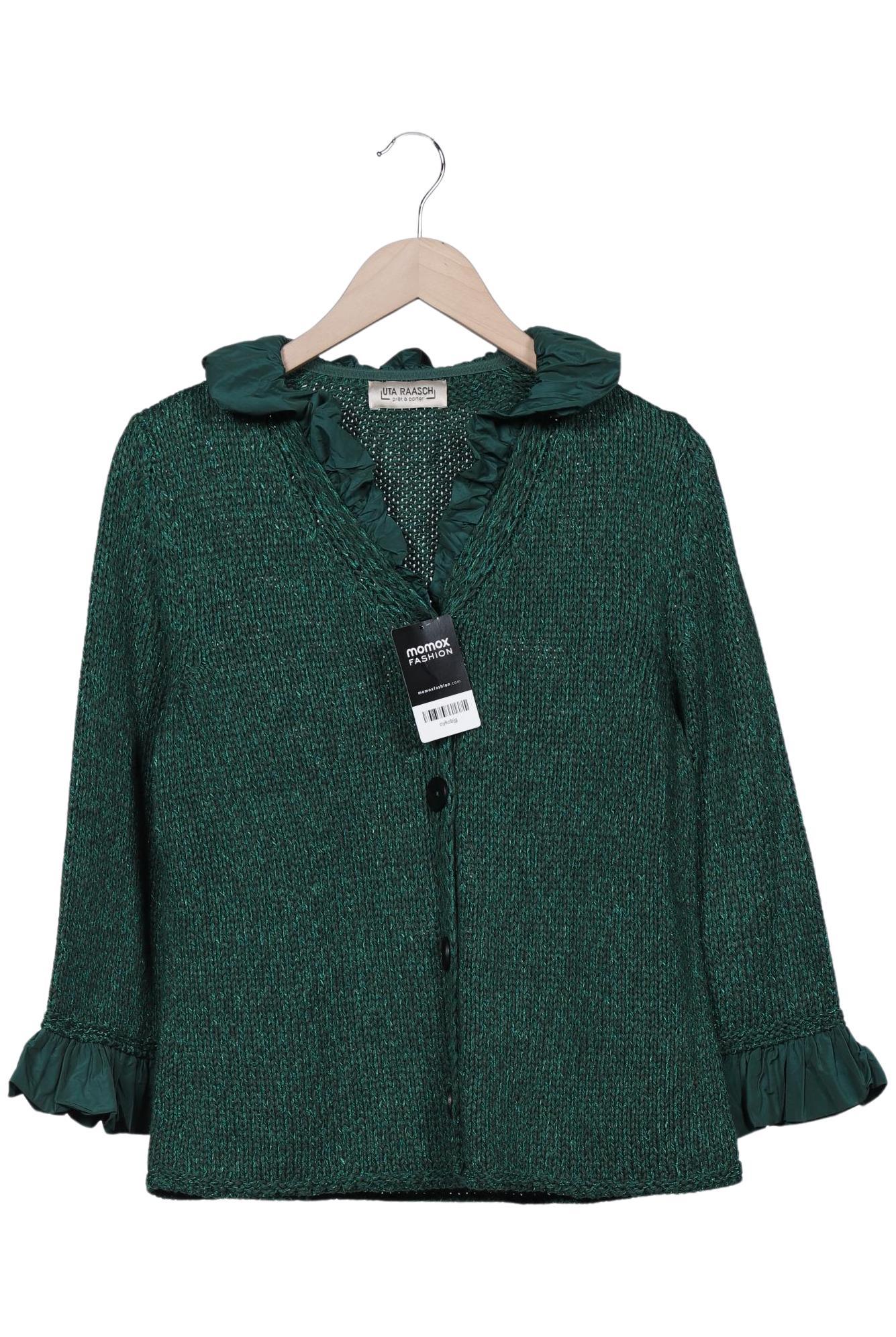 

Uta Raasch Damen Strickjacke, grün, Gr. 42