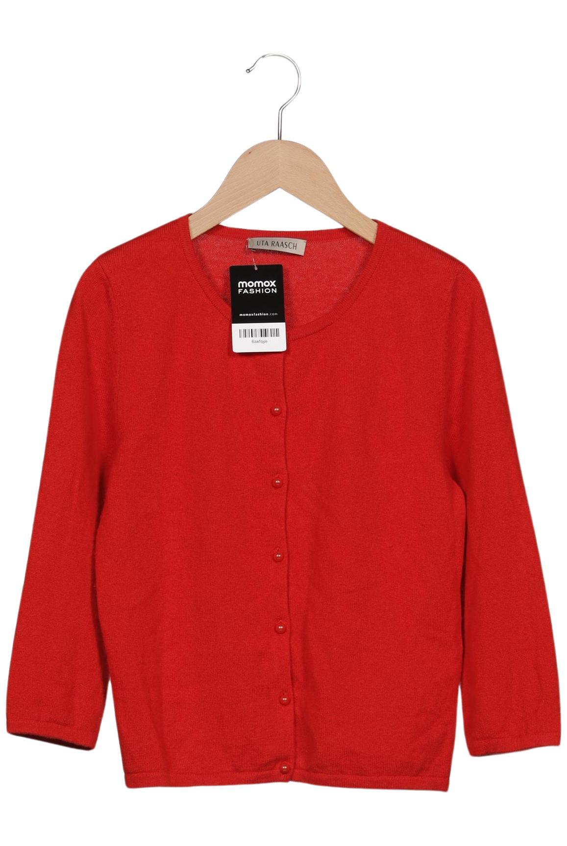 

Uta Raasch Damen Strickjacke, rot, Gr. 36