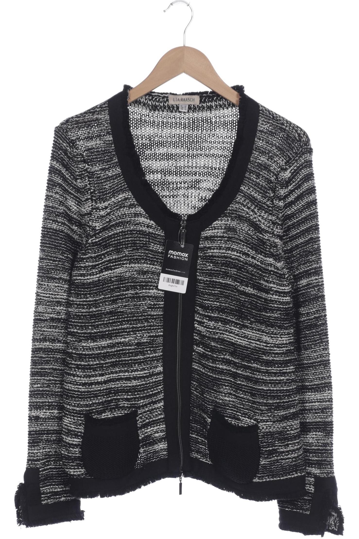 

Uta Raasch Damen Strickjacke, schwarz, Gr. 44