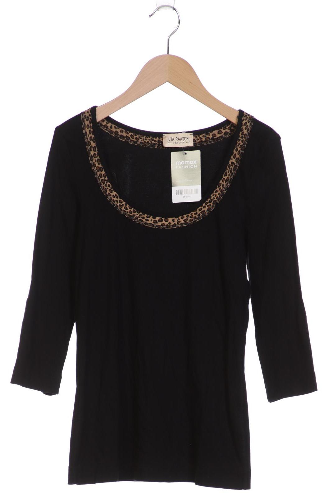 

Uta Raasch Damen Langarmshirt, schwarz, Gr. 38