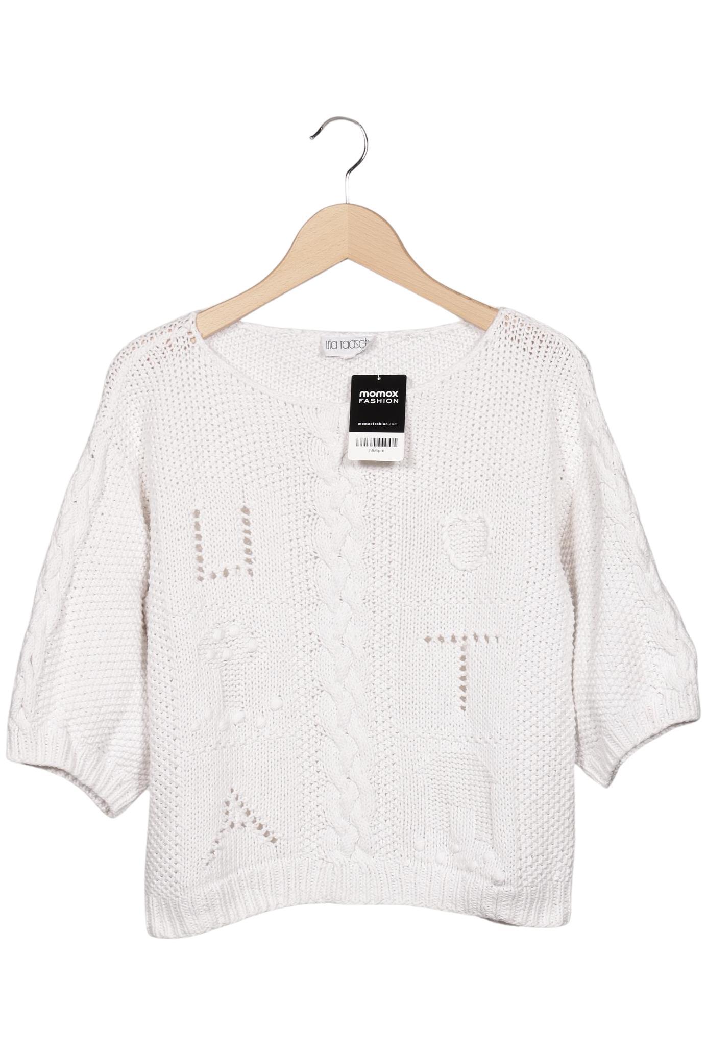 

Uta Raasch Damen Pullover, weiß, Gr. 38