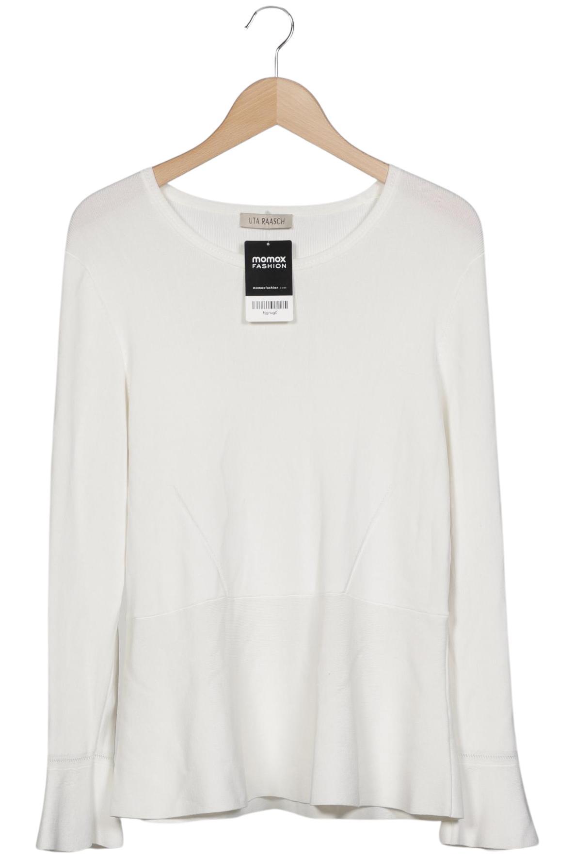 

Uta Raasch Damen Pullover, weiß, Gr. 42