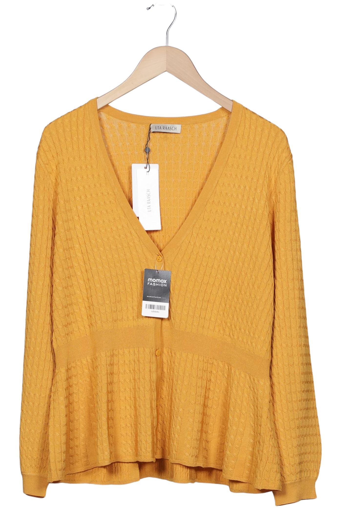 

Uta Raasch Damen Strickjacke, gelb, Gr. 48