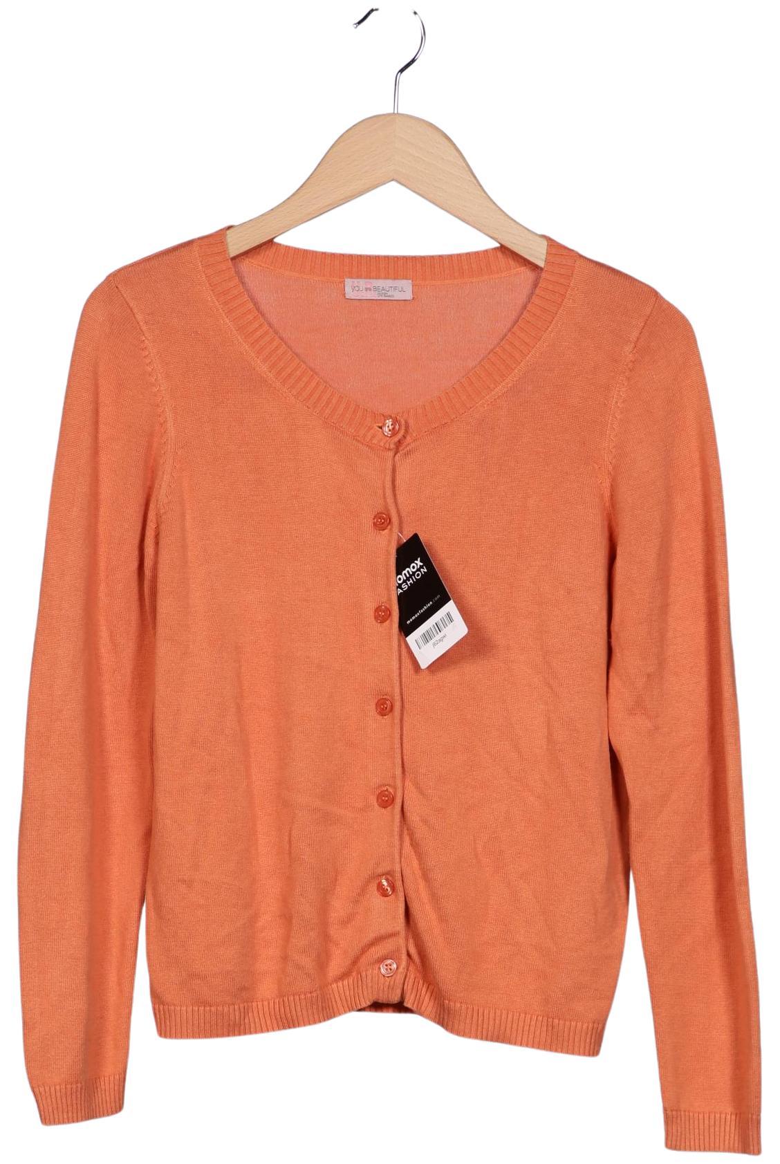 

Uta Raasch Damen Strickjacke, orange, Gr. 40