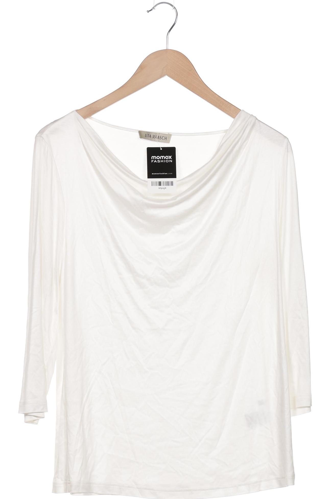

Uta Raasch Damen Langarmshirt, weiß, Gr. 42