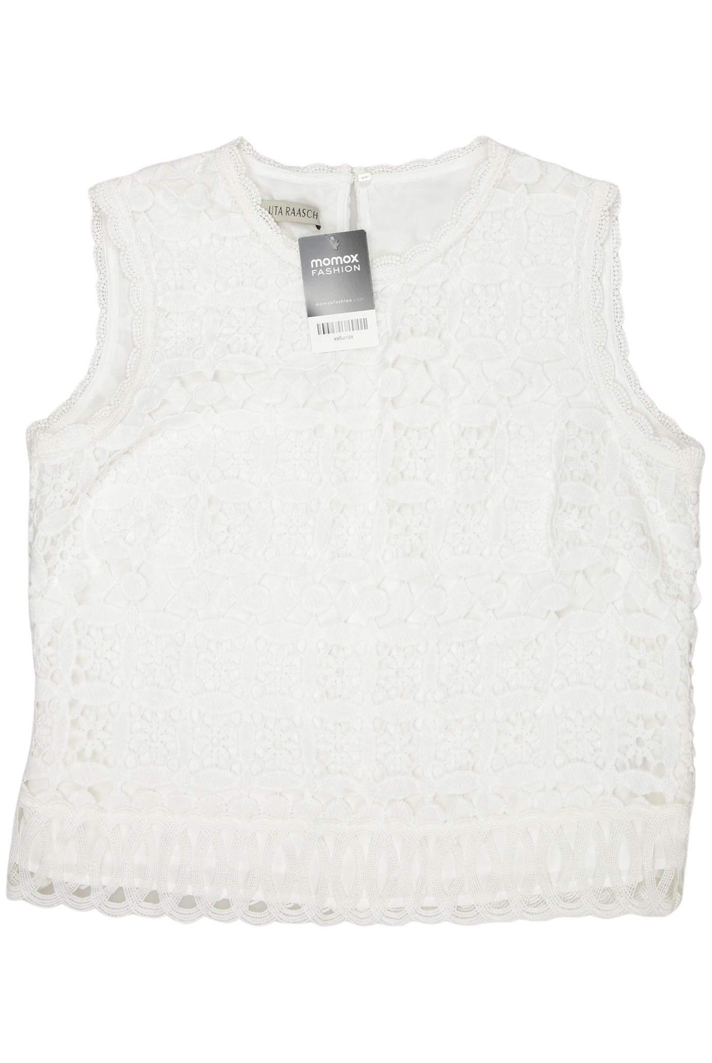 

Uta Raasch Damen Top, weiß, Gr. 40