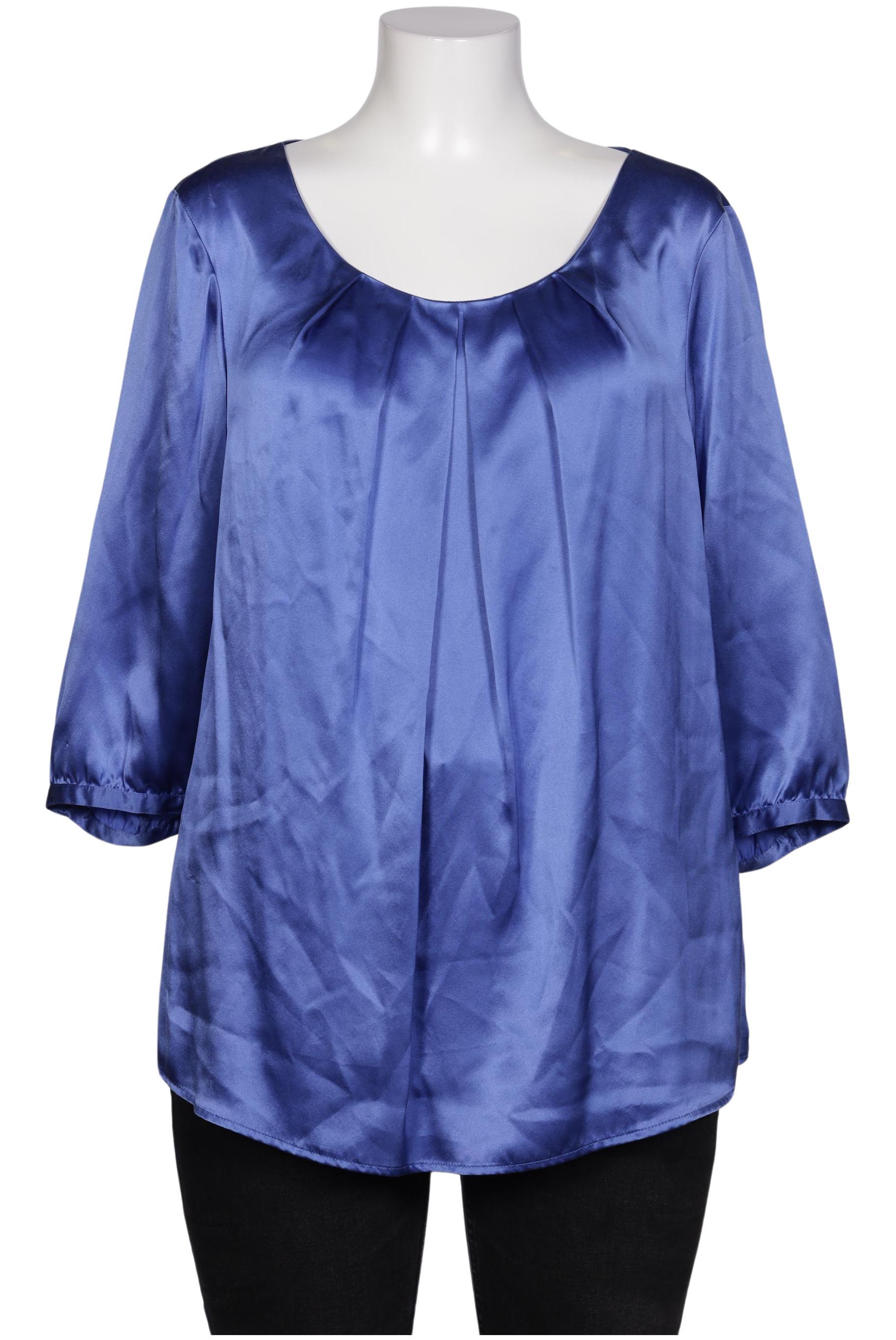 

Uta Raasch Damen Bluse, blau, Gr. 48