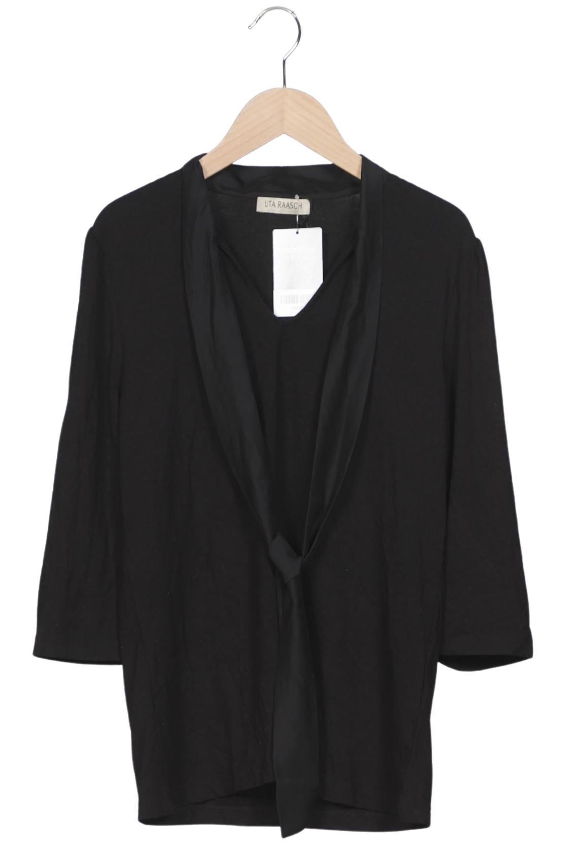 

Uta Raasch Damen Langarmshirt, schwarz, Gr. 38