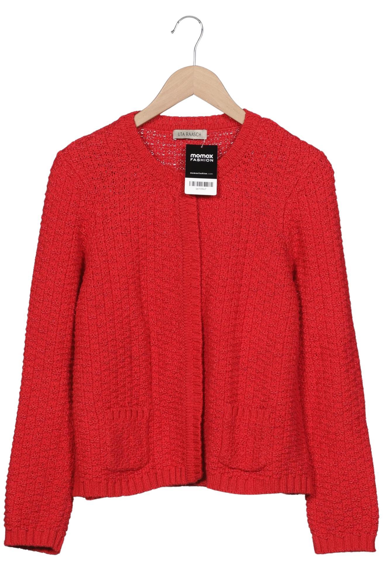 

Uta Raasch Damen Strickjacke, rot, Gr. 42