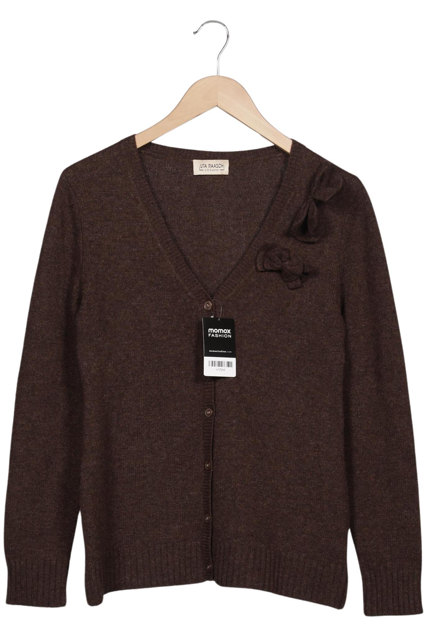 

Uta Raasch Damen Strickjacke, braun, Gr. 42