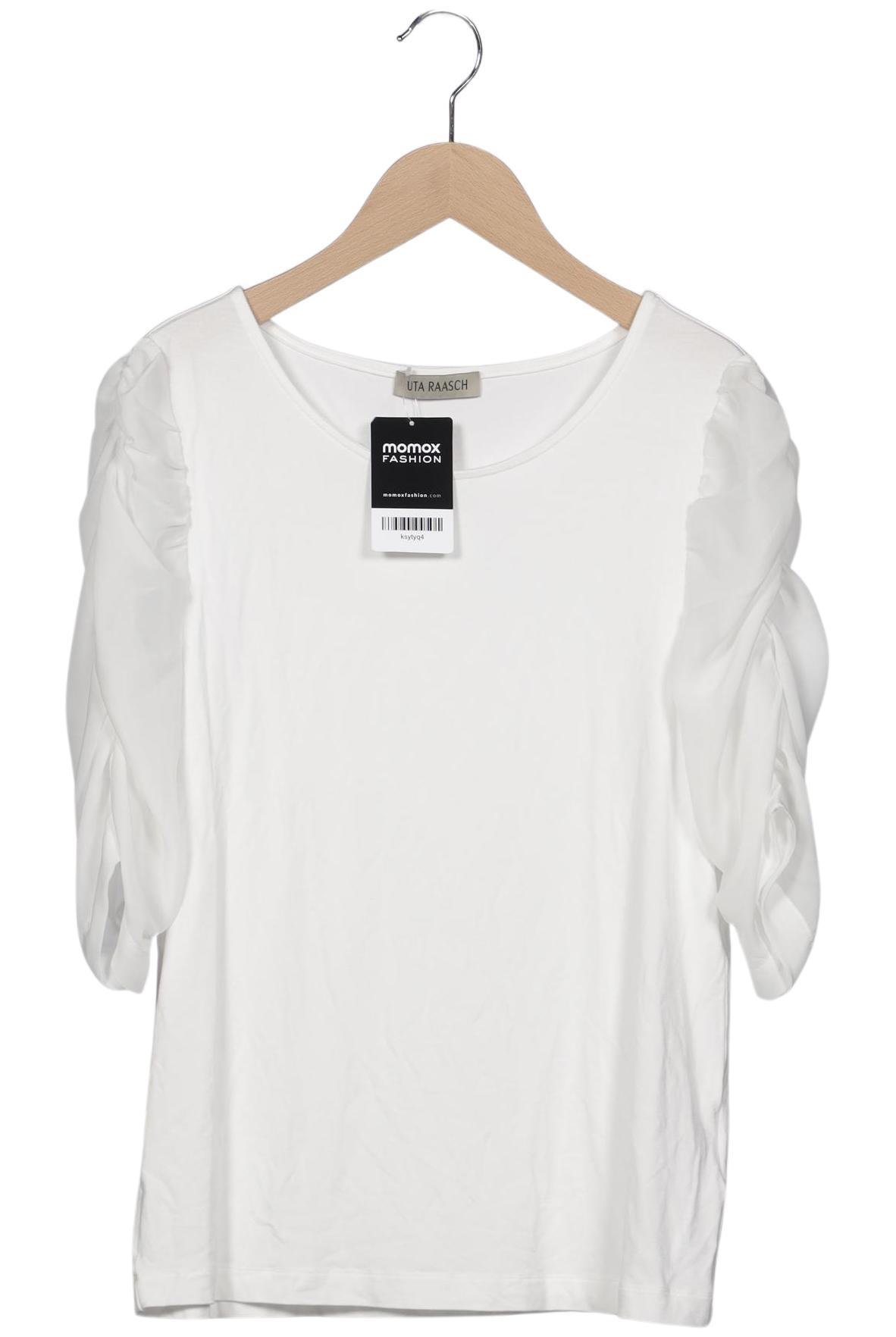 

Uta Raasch Damen Langarmshirt, weiß, Gr. 40