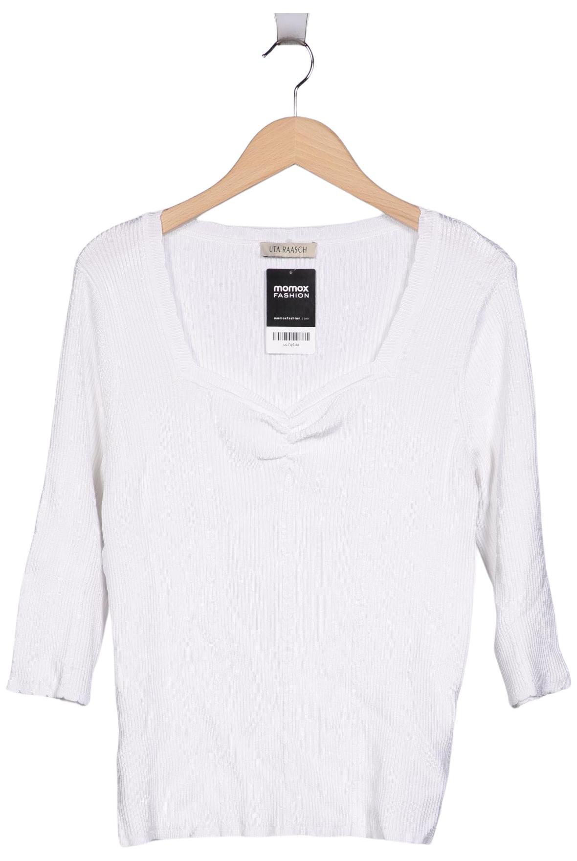 

Uta Raasch Damen Pullover, weiß, Gr. 44