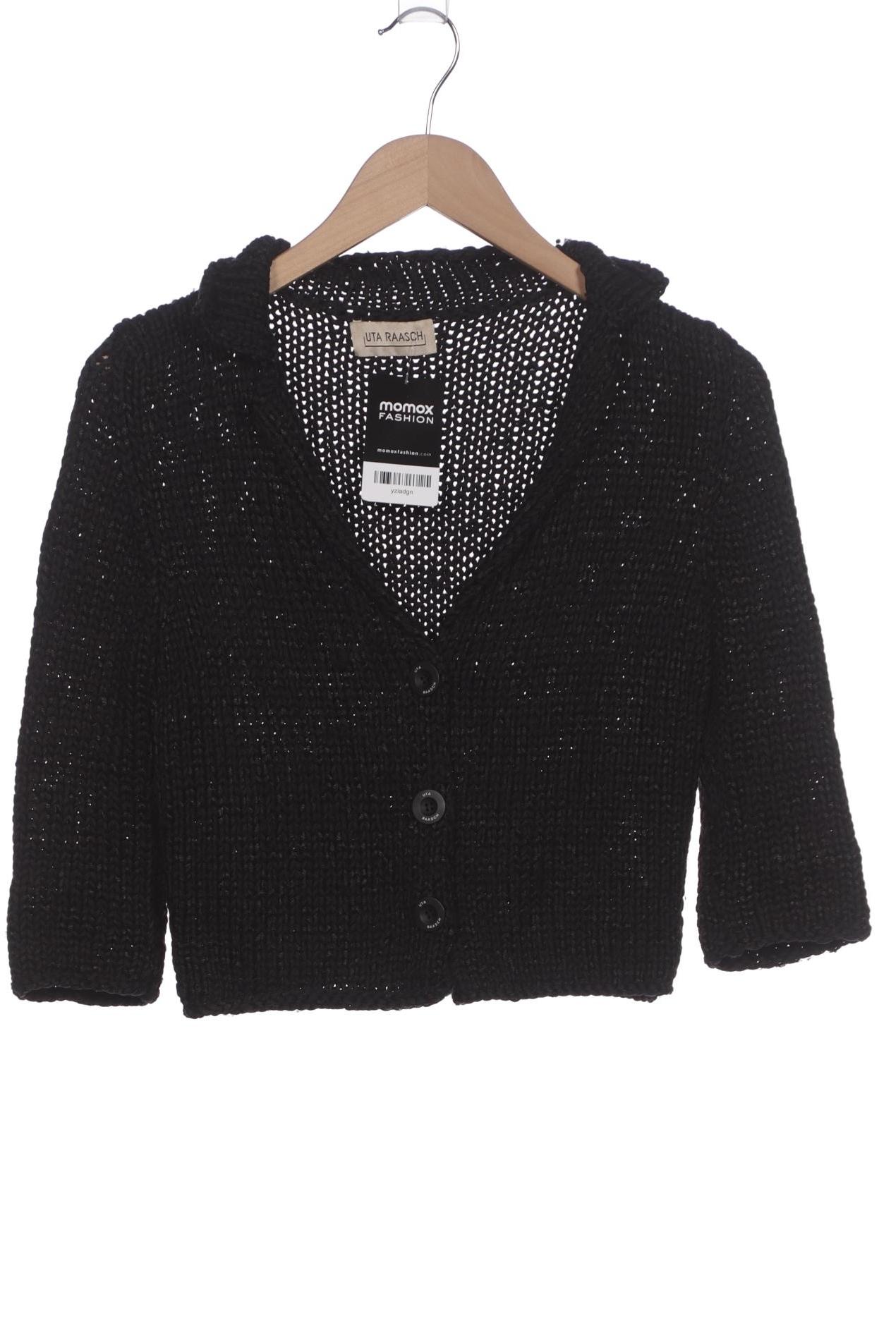 

Uta Raasch Damen Strickjacke, schwarz, Gr. 38