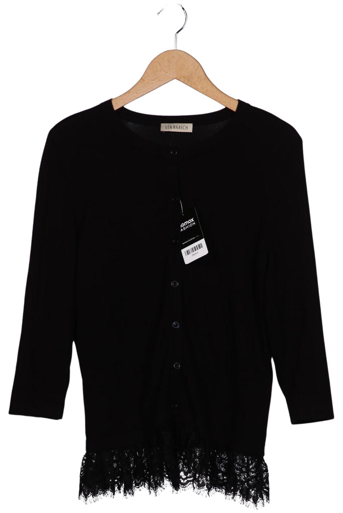 

Uta Raasch Damen Strickjacke, schwarz, Gr. 40
