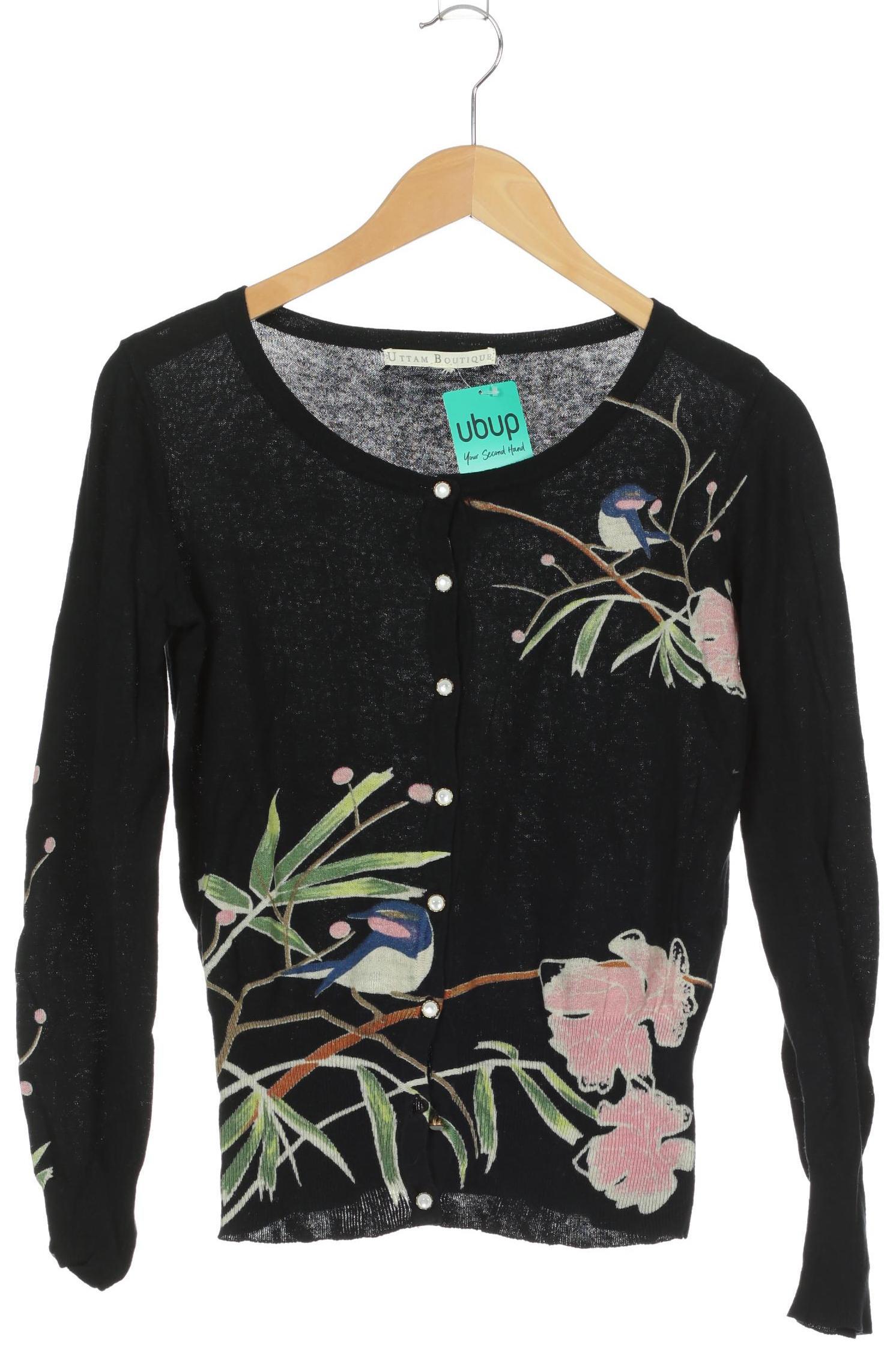 

Uttam Boutique London Damen Strickjacke, schwarz, Gr.