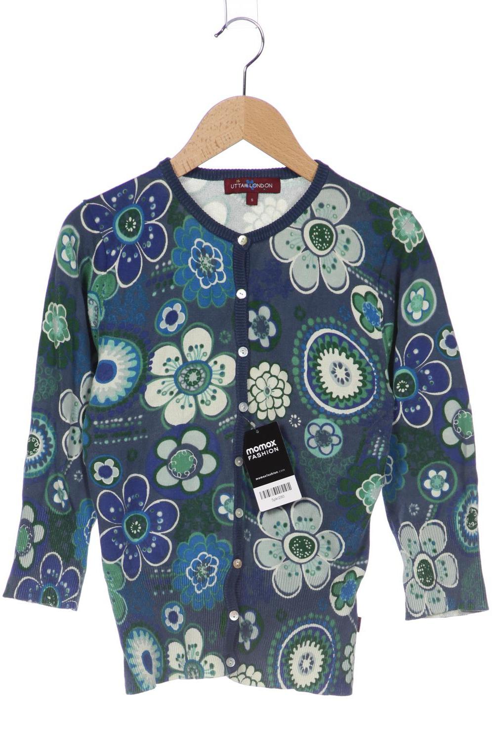 

Uttam Boutique London Damen Strickjacke, blau, Gr. 36