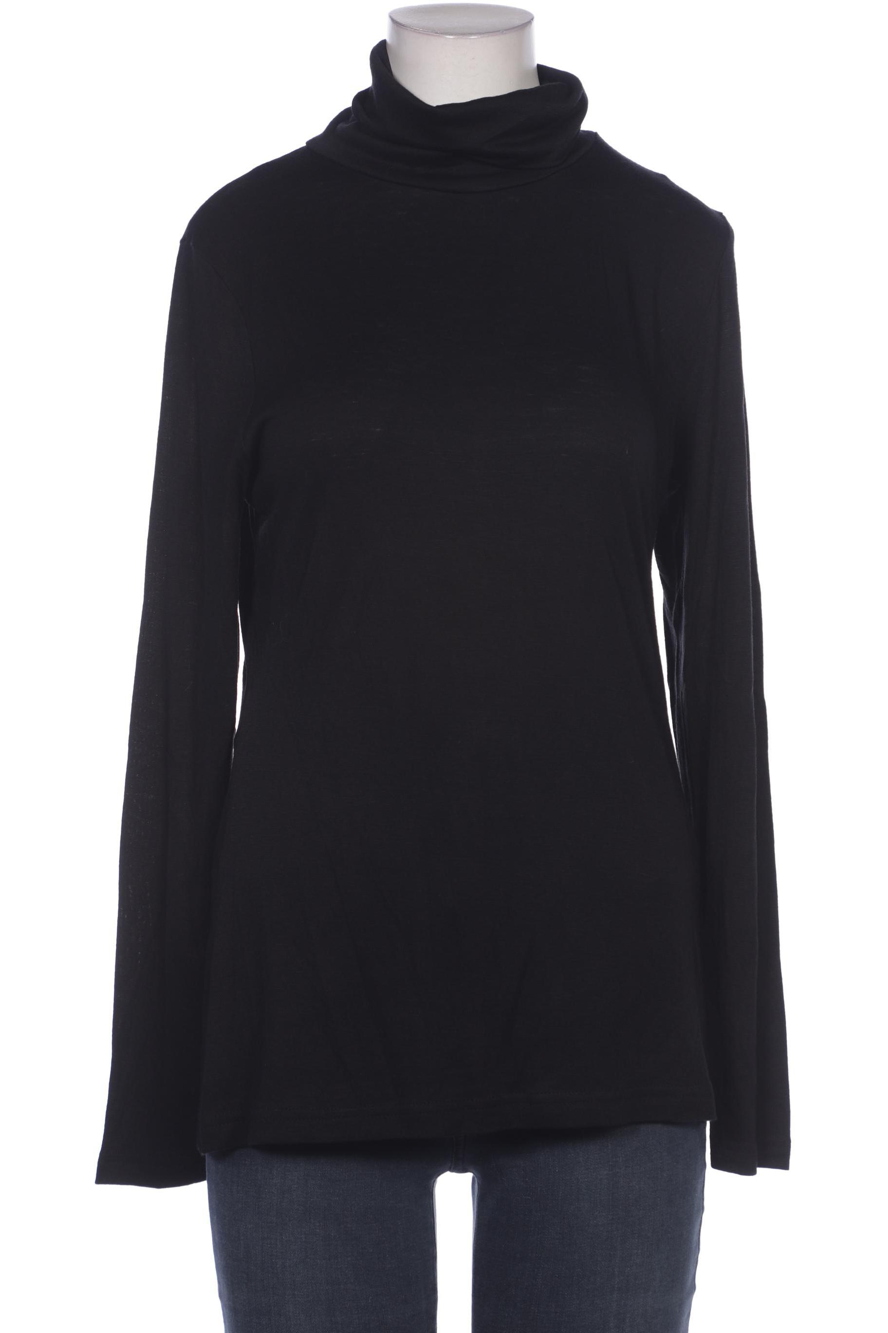 

Uttam Boutique London Damen Langarmshirt, schwarz, Gr. 36