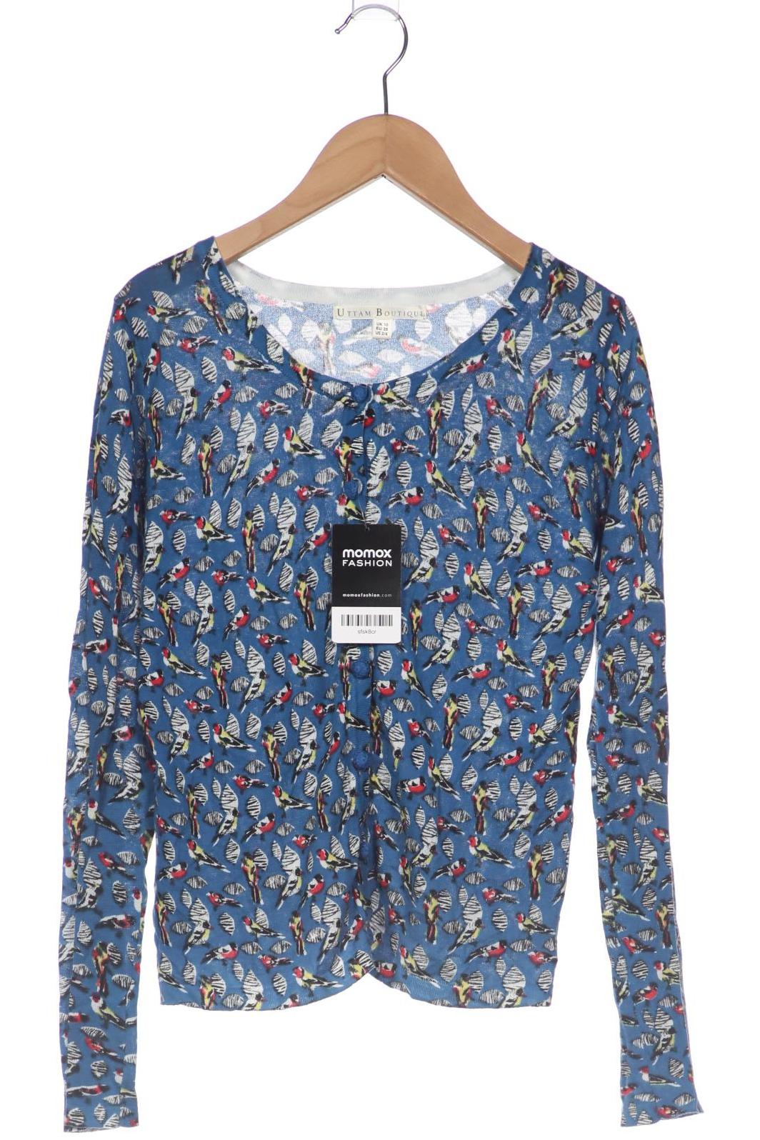 

Uttam Boutique London Damen Strickjacke, blau, Gr. 38