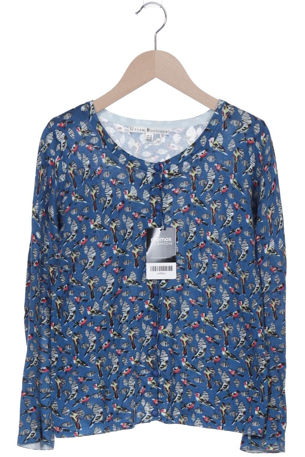 

Uttam Boutique London Damen Strickjacke, blau, Gr. 38