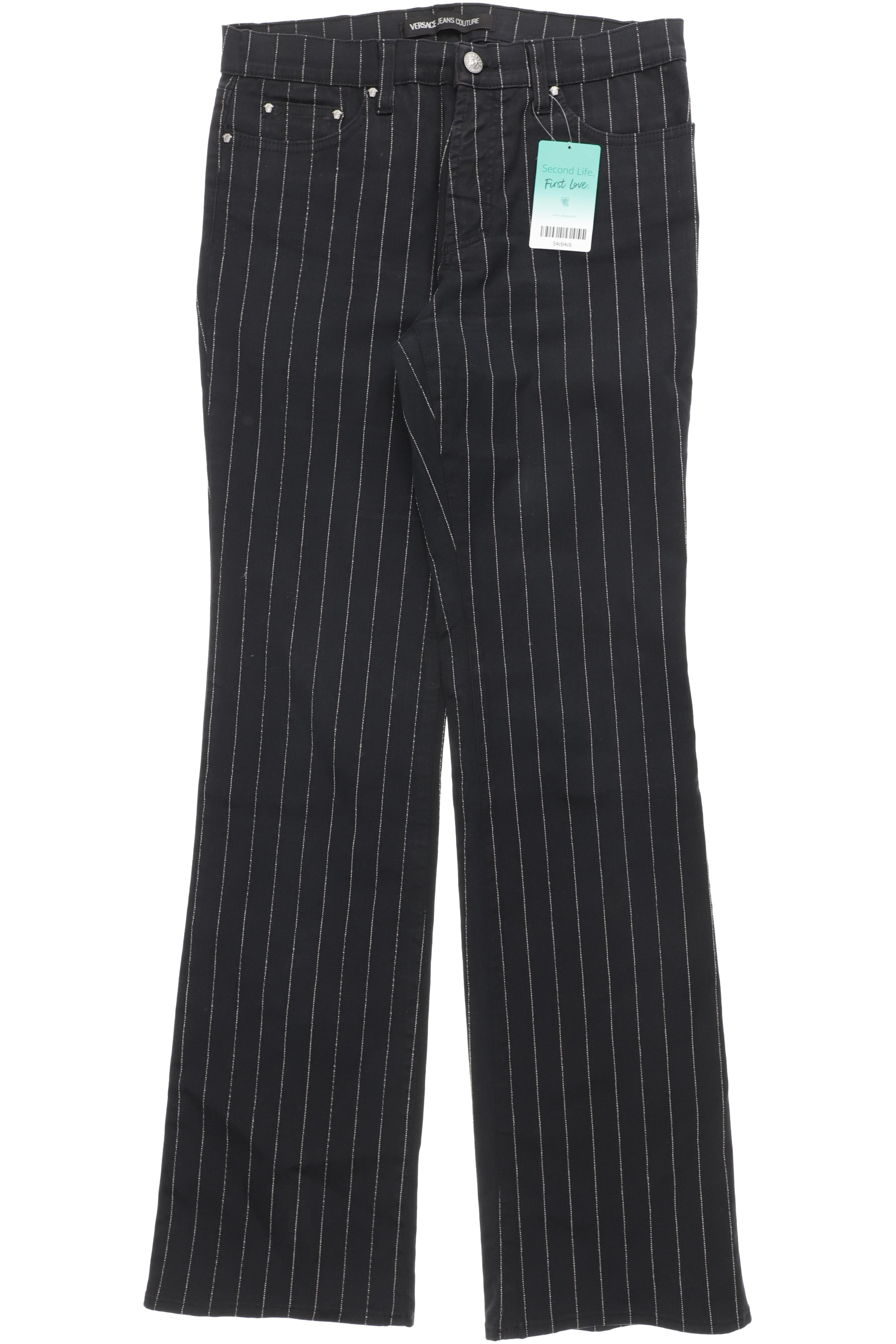 

Versace Jeans Couture Damen Stoffhose, schwarz, Gr. 30