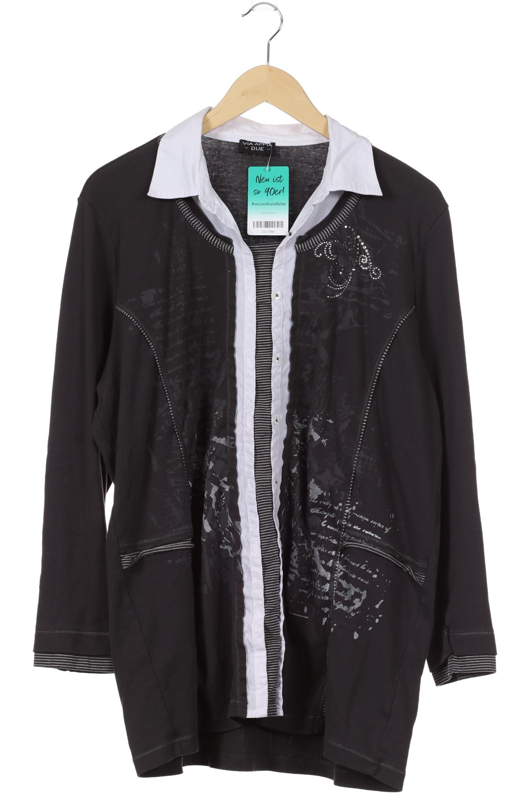 

VIA Appia DUE Damen Bluse, grau, Gr. 52