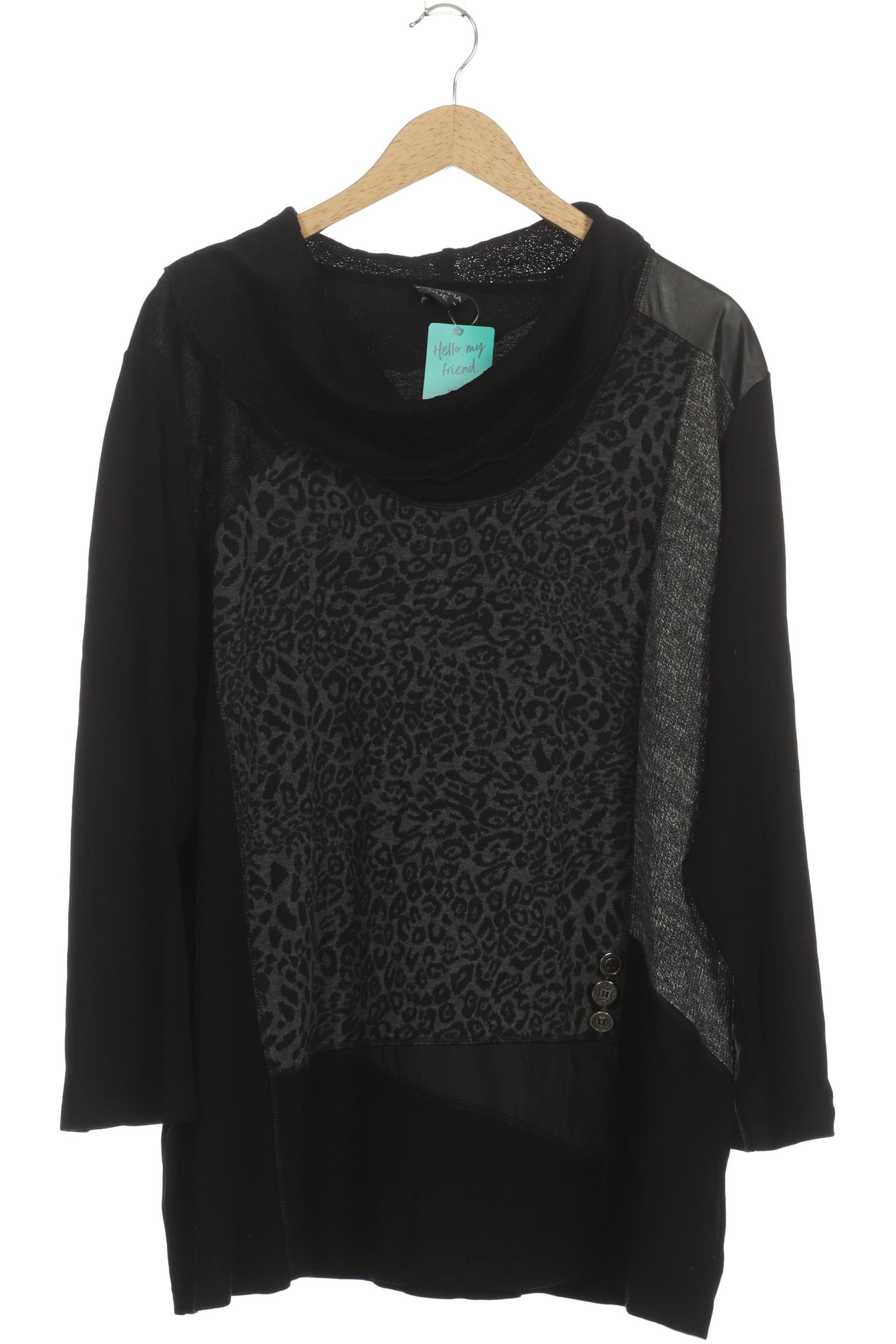 

VIA Appia DUE Damen Langarmshirt, schwarz, Gr. 54