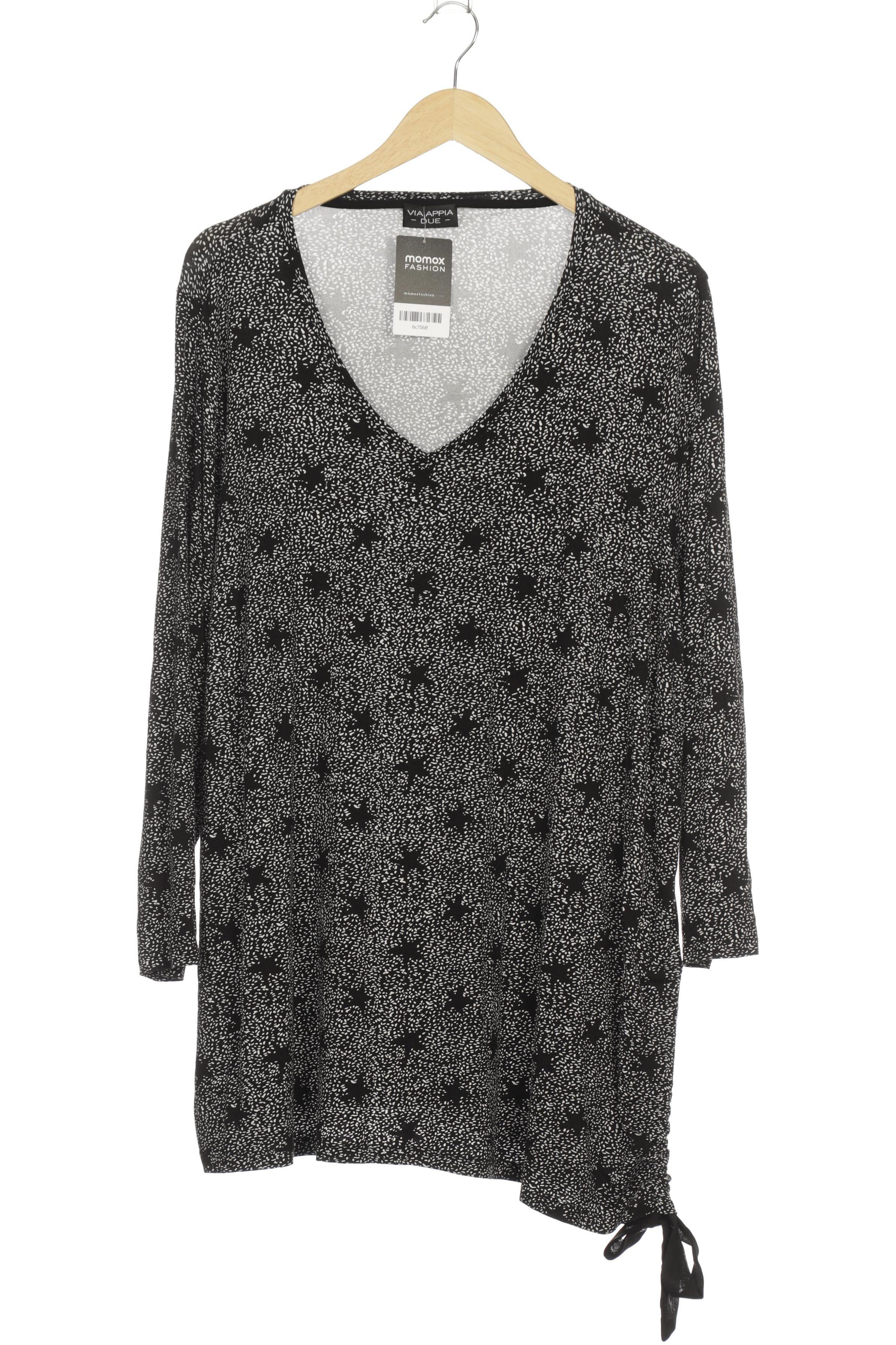 

VIA Appia DUE Damen Langarmshirt, schwarz, Gr. 50