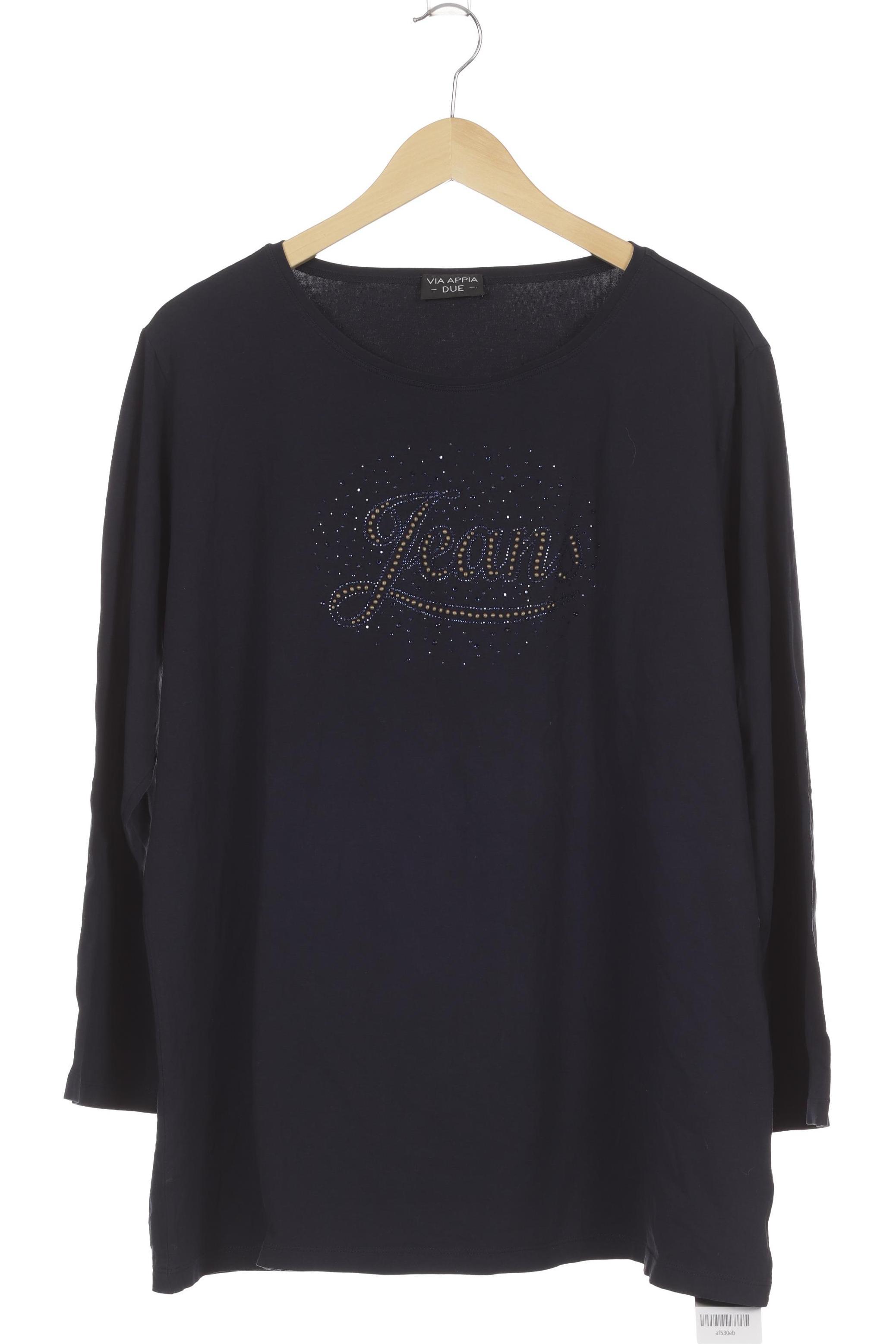 

VIA Appia DUE Damen Langarmshirt, blau, Gr. 50