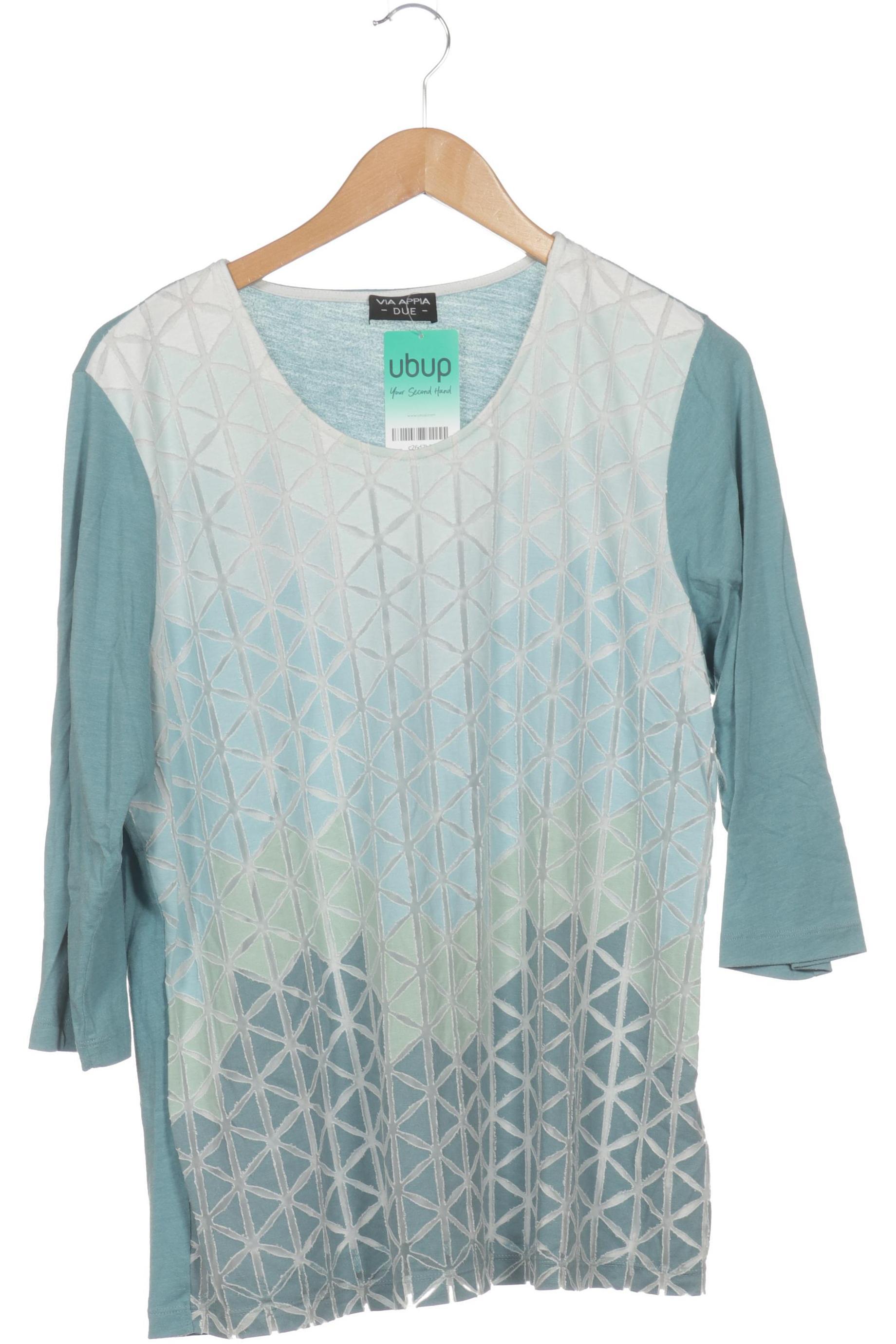

VIA Appia DUE Damen Langarmshirt, blau, Gr. 46