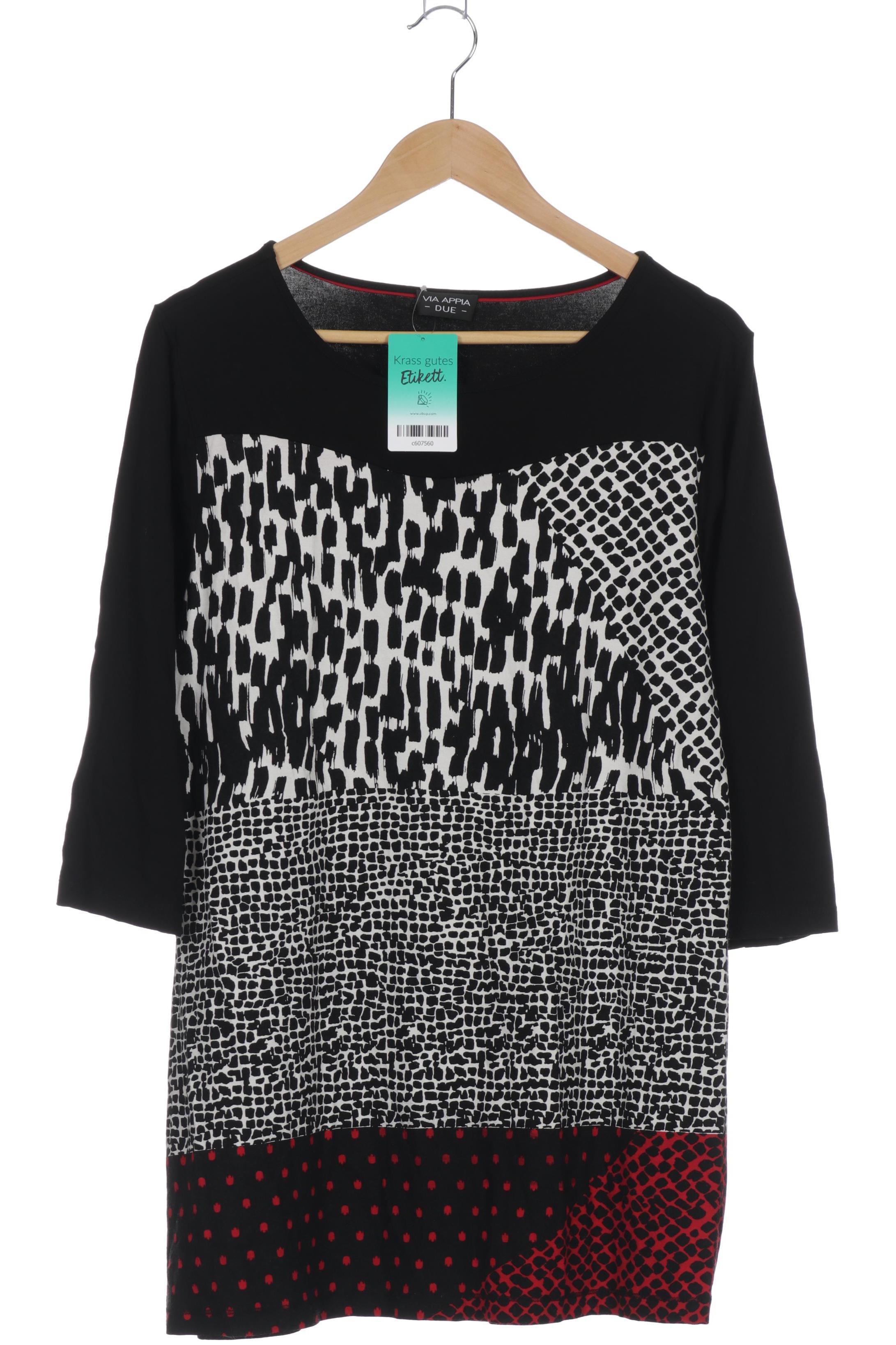 

VIA Appia DUE Damen Langarmshirt, schwarz, Gr. 44