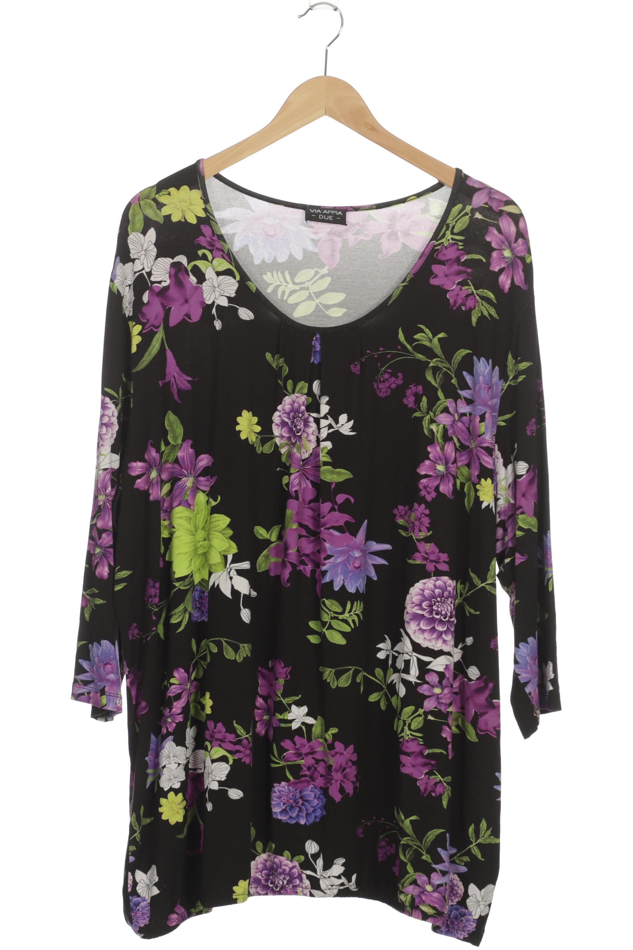 

VIA Appia DUE Damen Langarmshirt, schwarz, Gr. 52