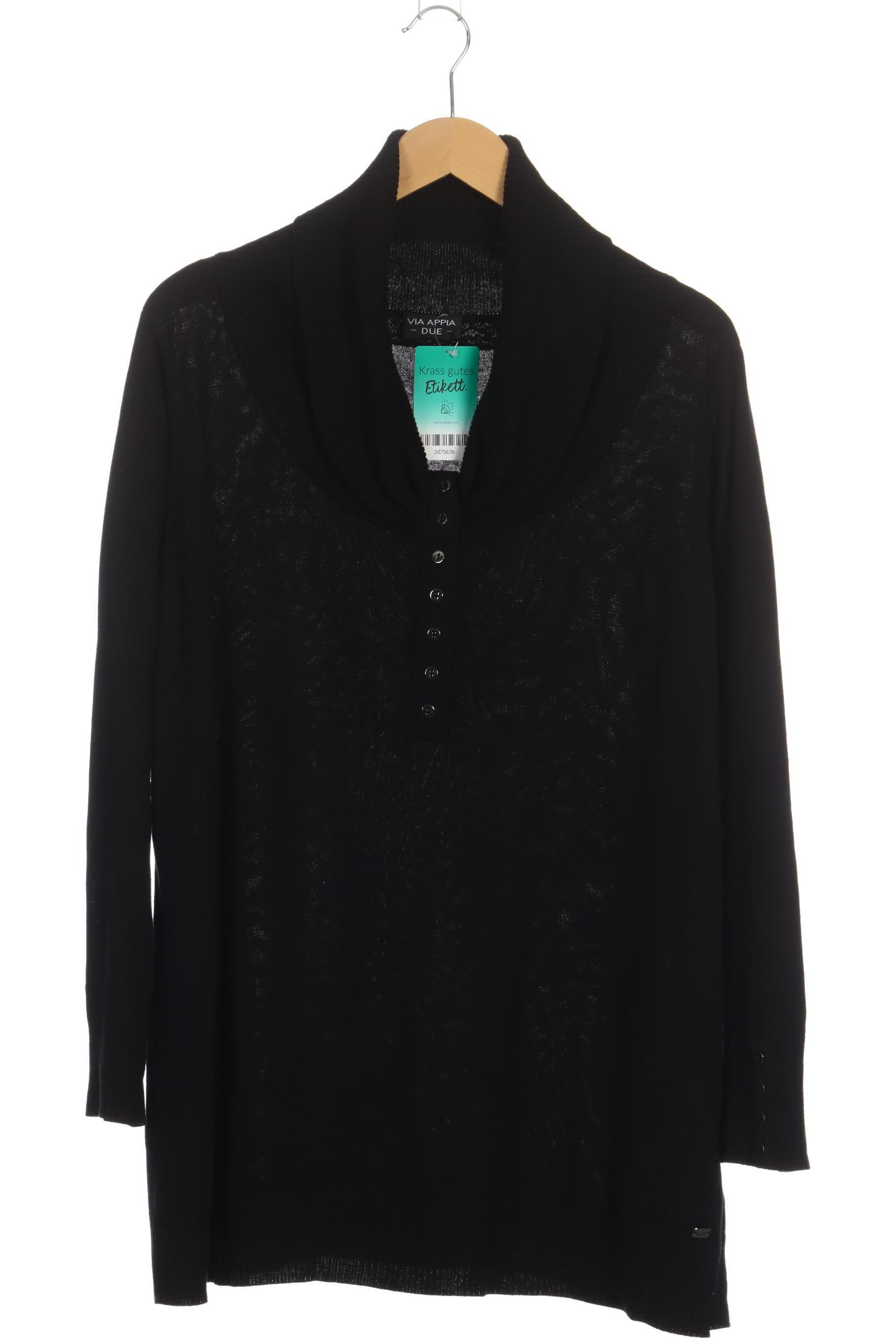

VIA Appia DUE Damen Pullover, schwarz, Gr. 50