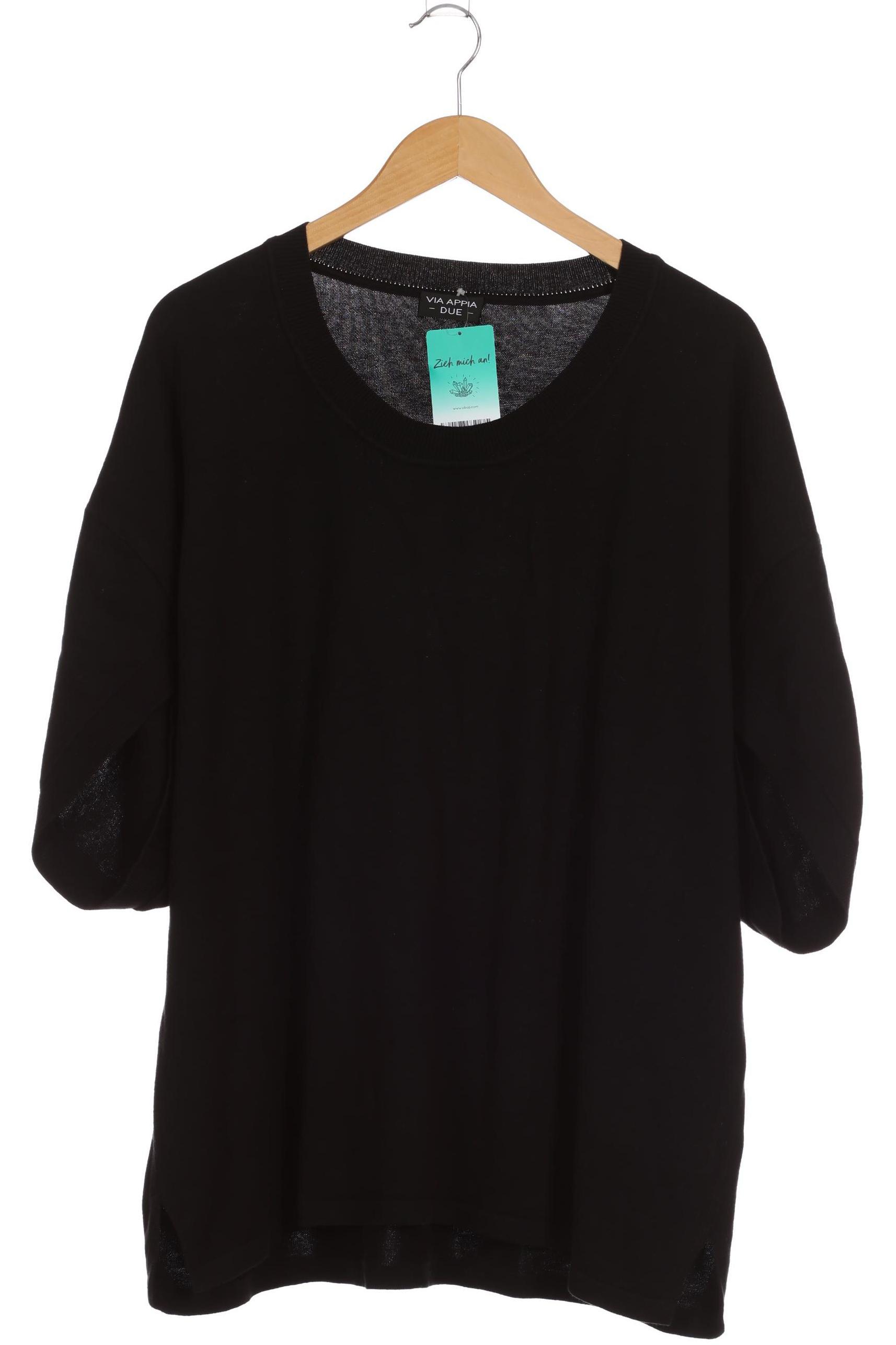 

VIA Appia DUE Damen Pullover, schwarz, Gr. 52