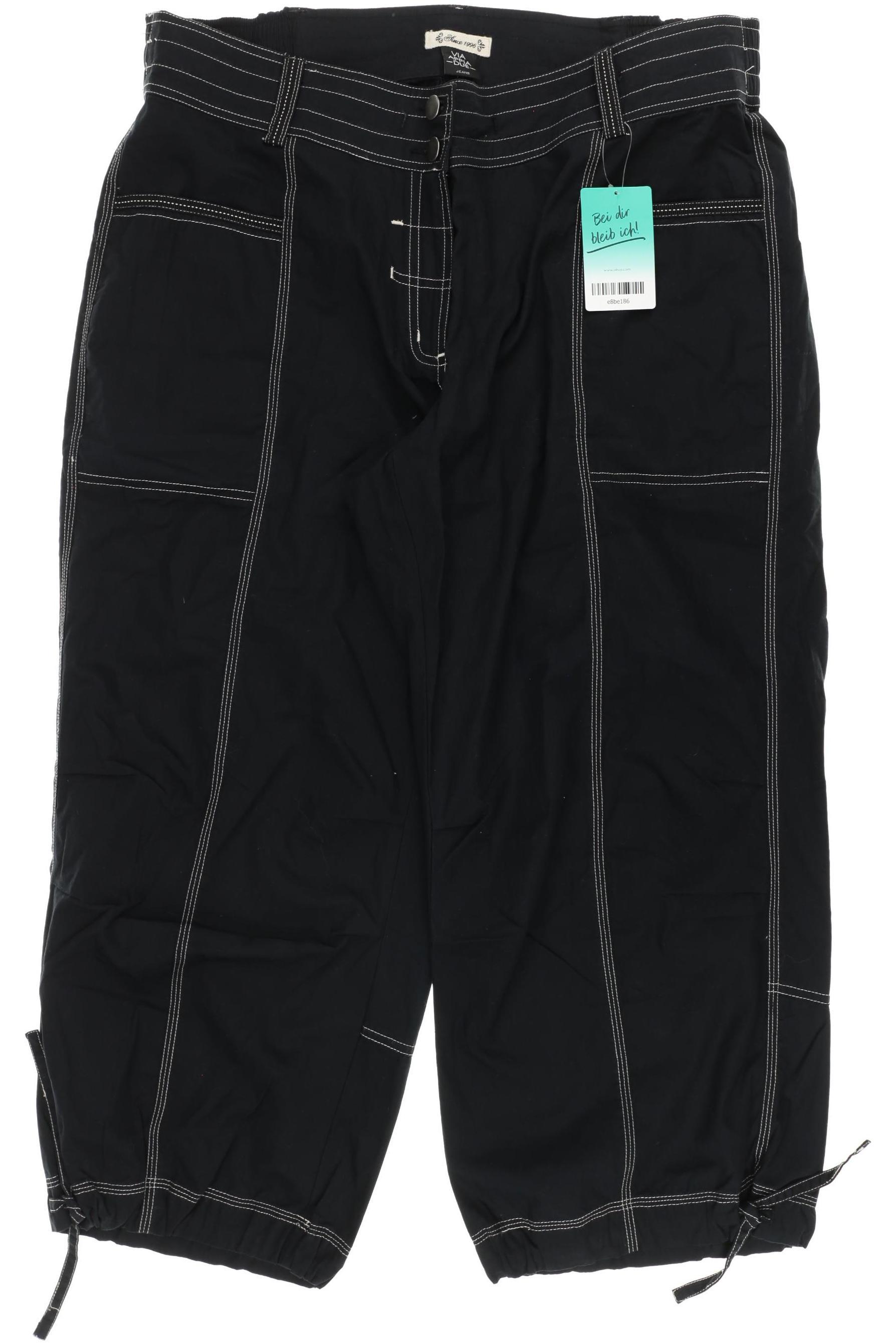 

VIA Appia DUE Damen Stoffhose, schwarz, Gr. 46