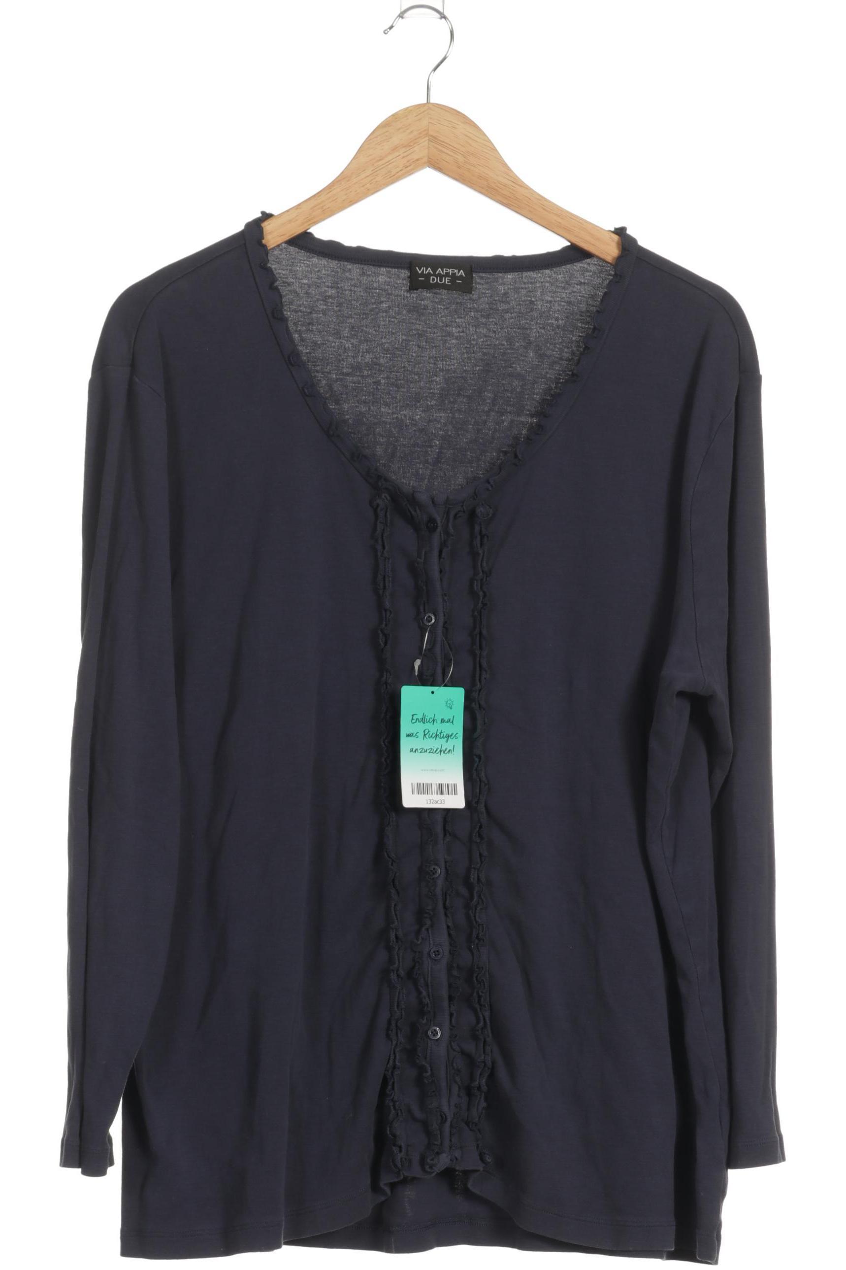 

VIA Appia DUE Damen Strickjacke, blau, Gr. 52