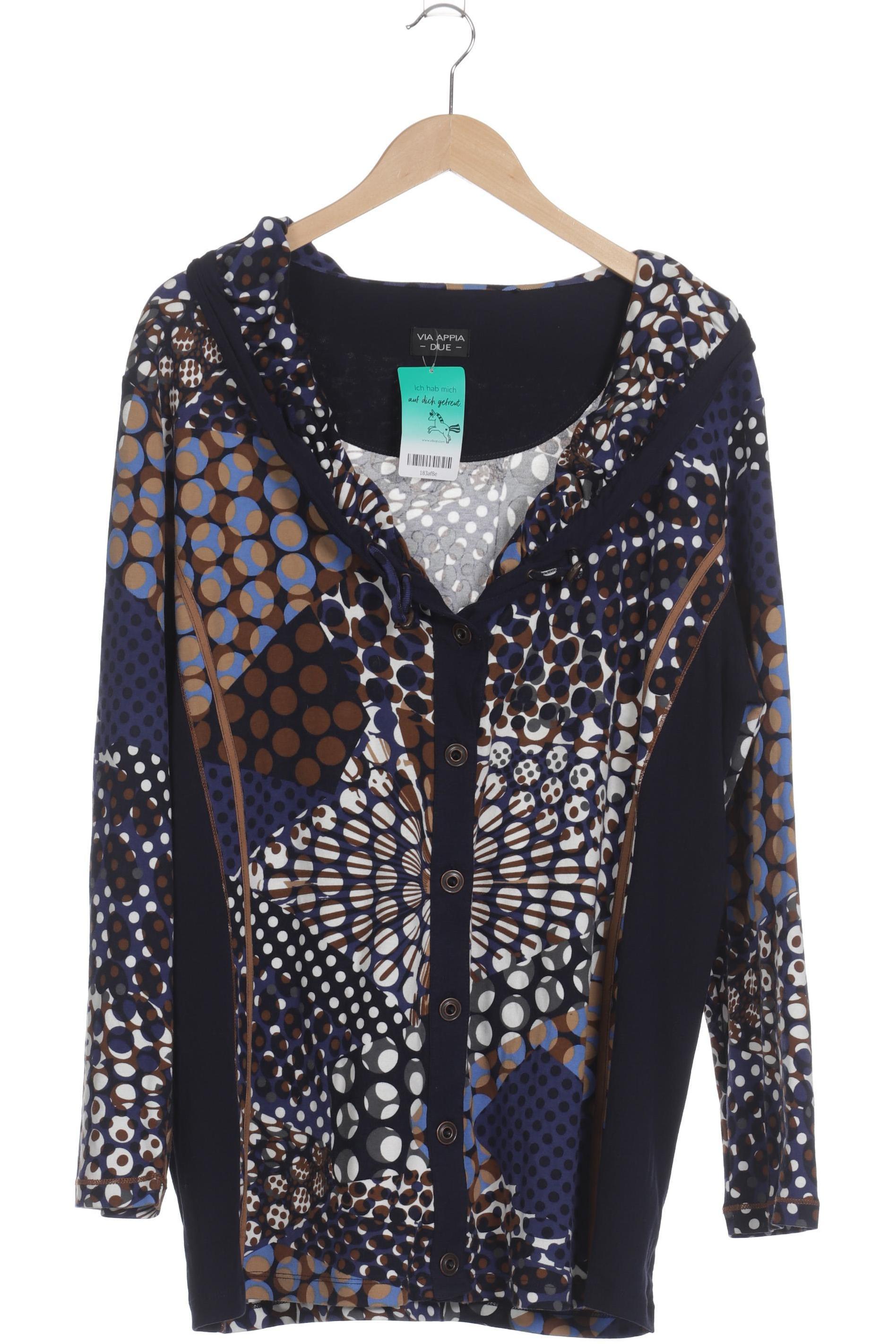 

VIA Appia DUE Damen Strickjacke, blau, Gr. 50