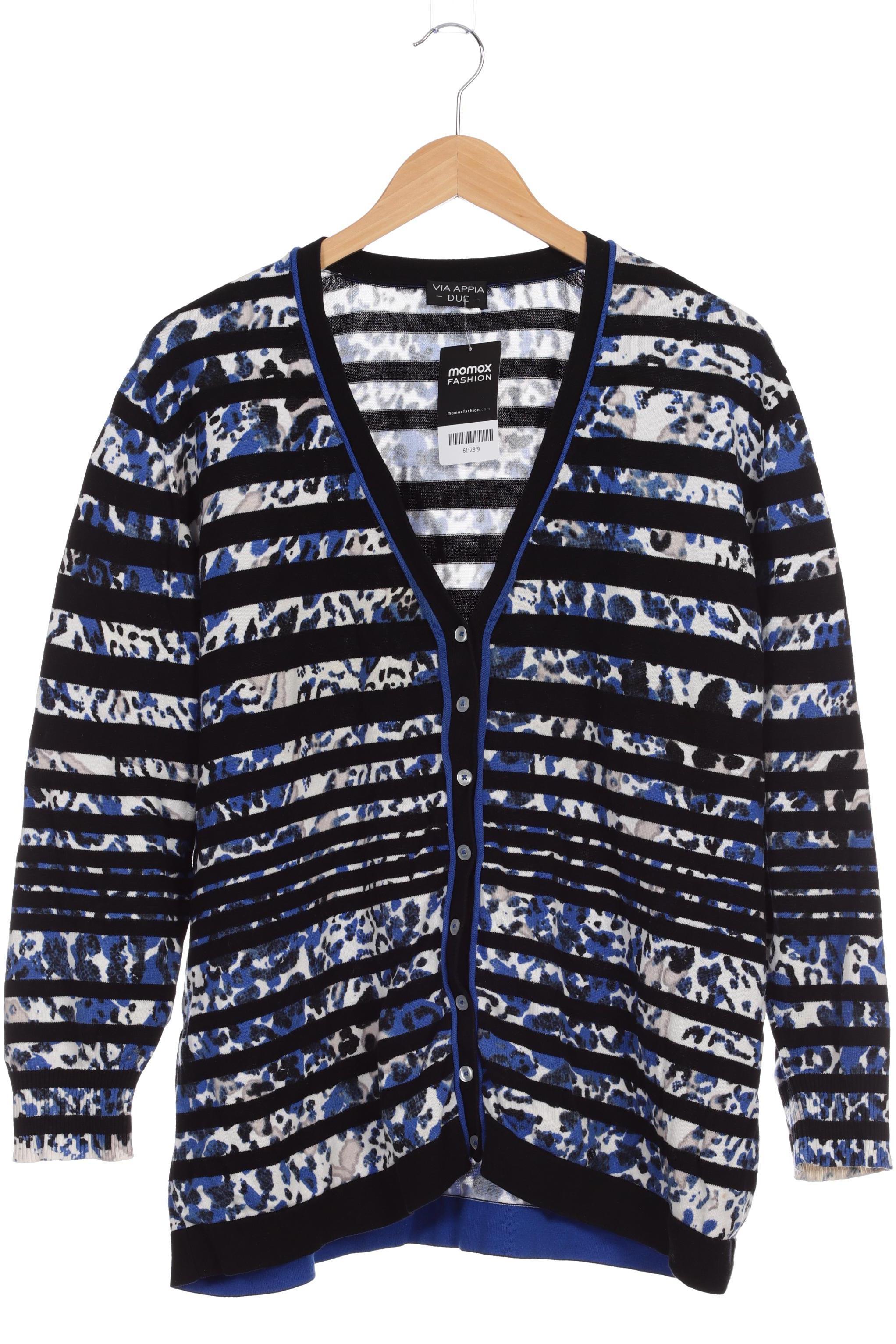 

VIA Appia DUE Damen Strickjacke, blau, Gr. 48