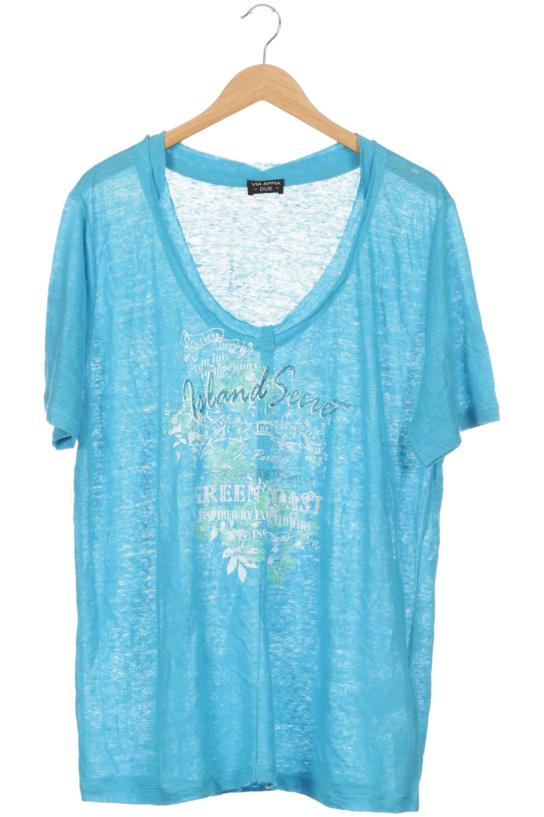 

VIA Appia DUE Damen T-Shirt, blau, Gr. 48
