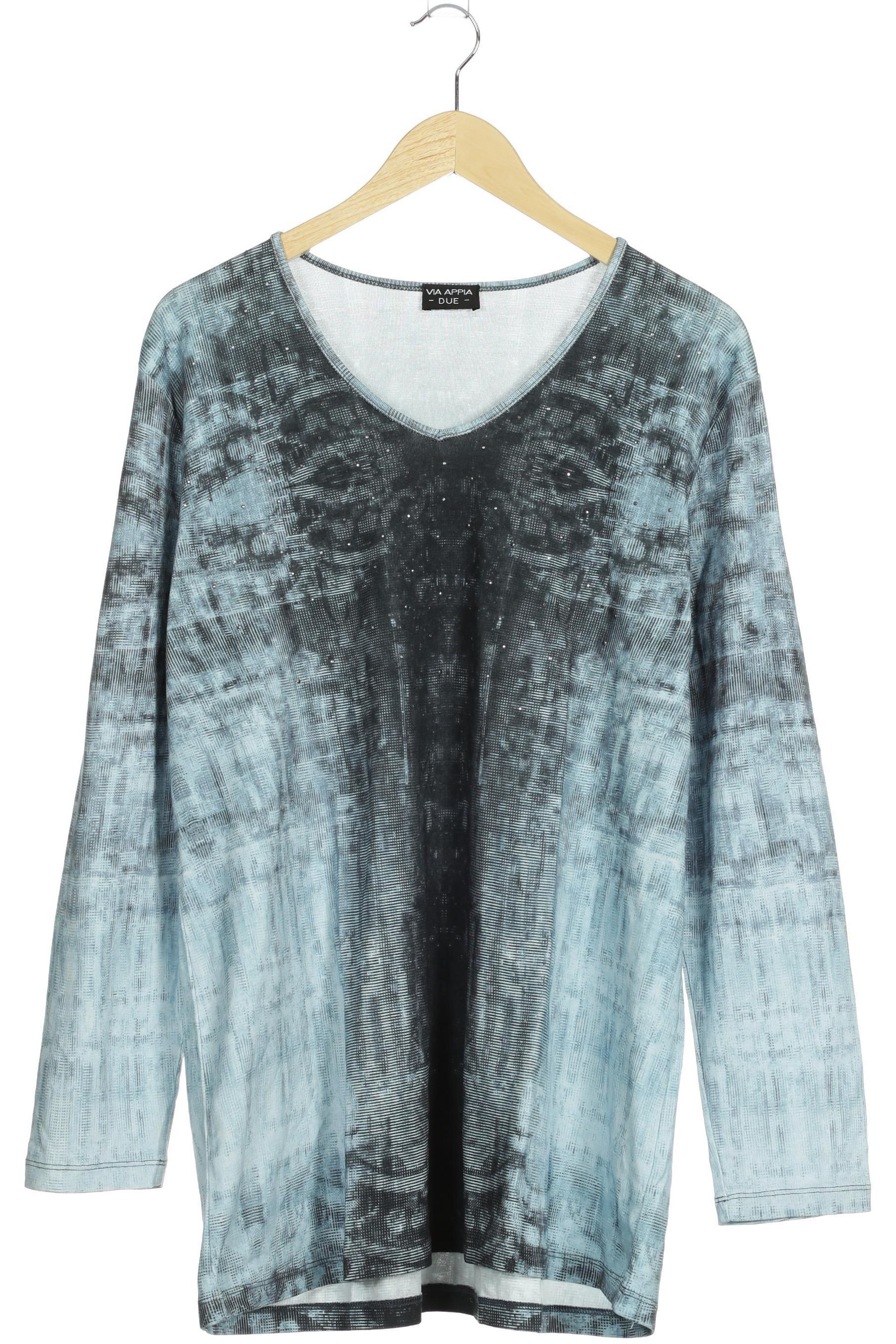 

VIA Appia DUE Damen Langarmshirt, grau, Gr. 52