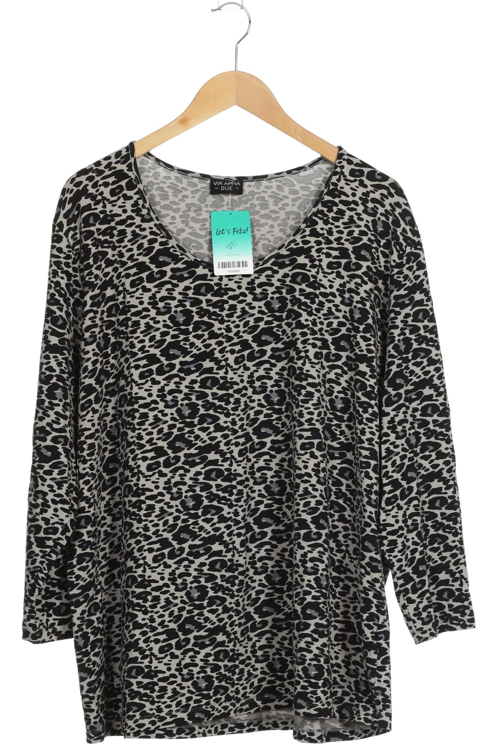 

VIA Appia DUE Damen Langarmshirt, schwarz, Gr. 52