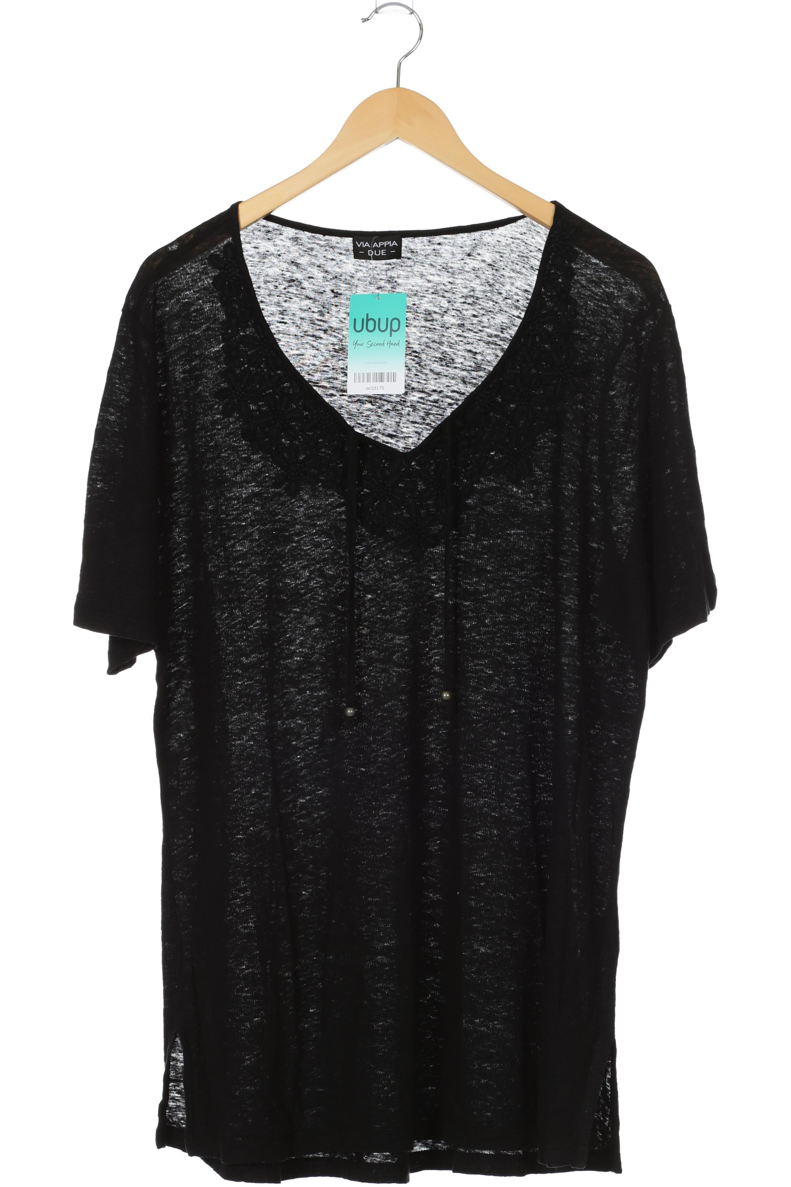 

VIA Appia DUE Damen T-Shirt, schwarz, Gr. 48